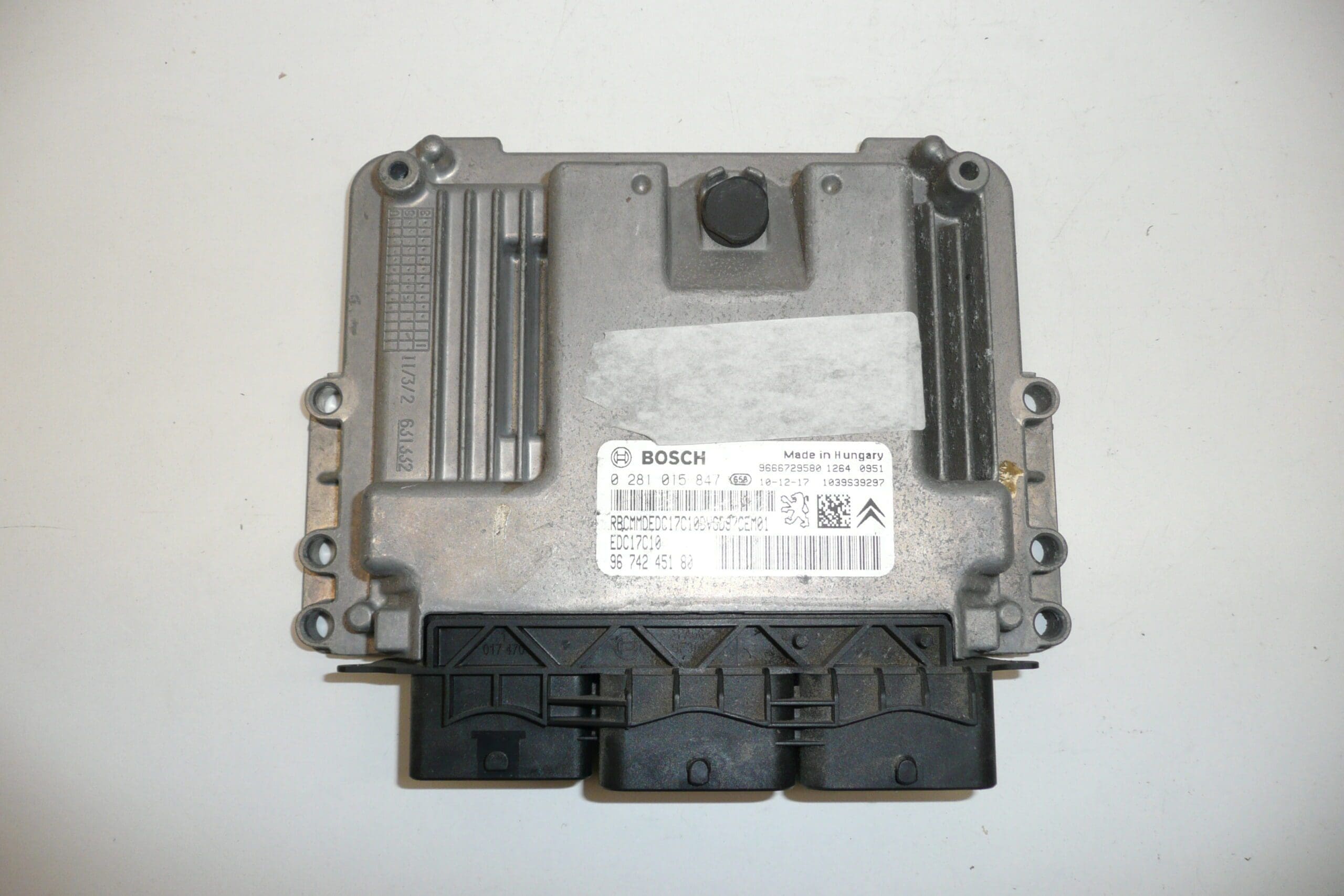 Centralita Bosch EDC17C10 Citroën Peugeot 0281015847 1944J7 1944J8