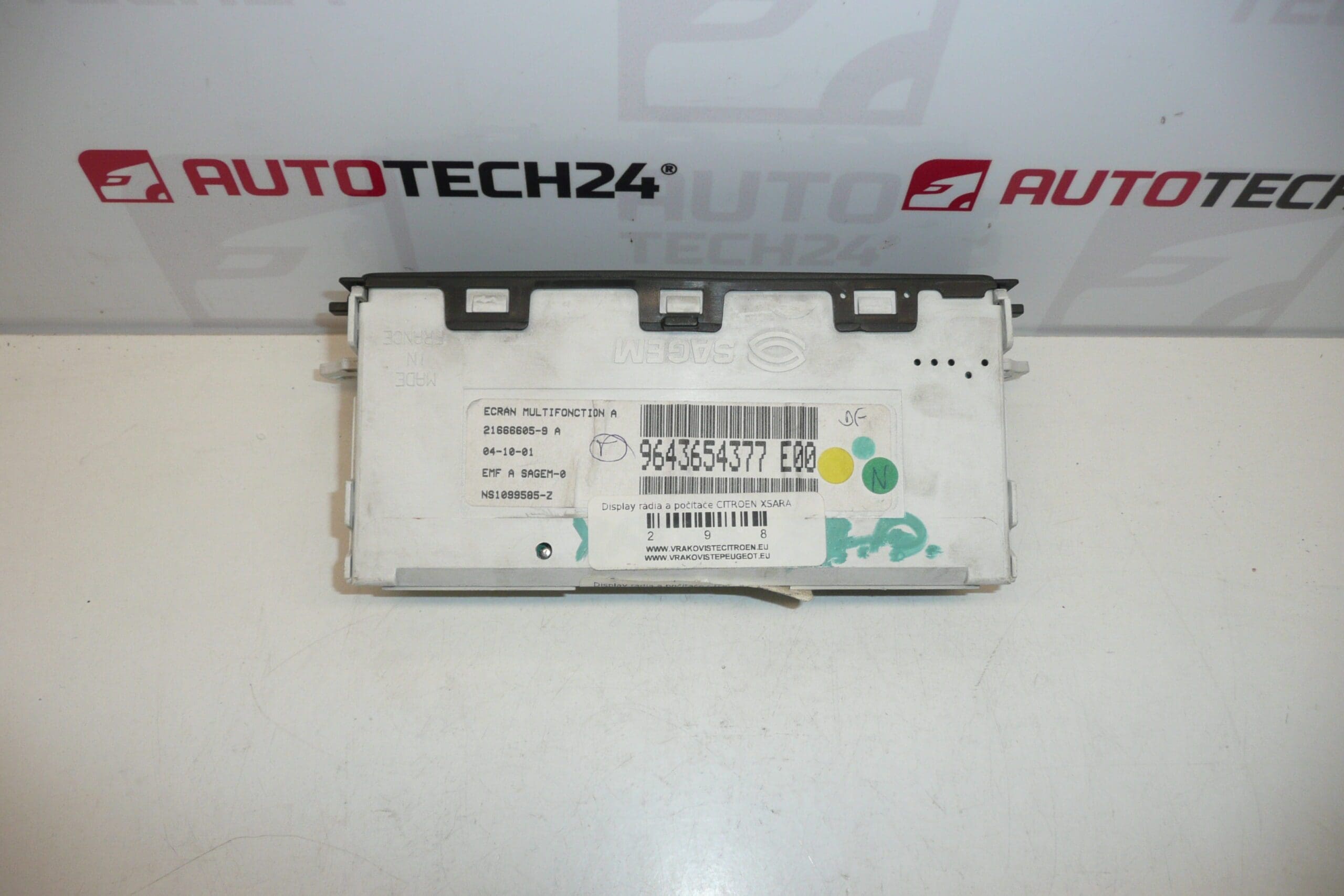 Pantalla Citroën Xsara 9643654377 E00 6563P6