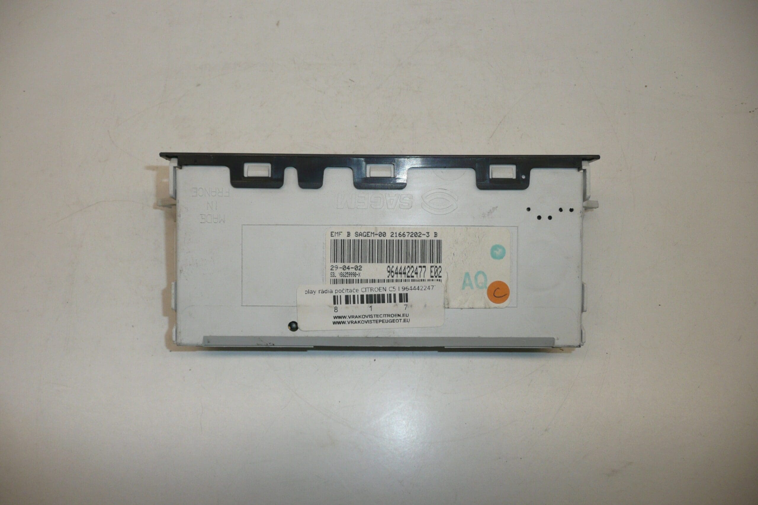 Pantalla Citroën C5 I 9644422477 E02 6155V6