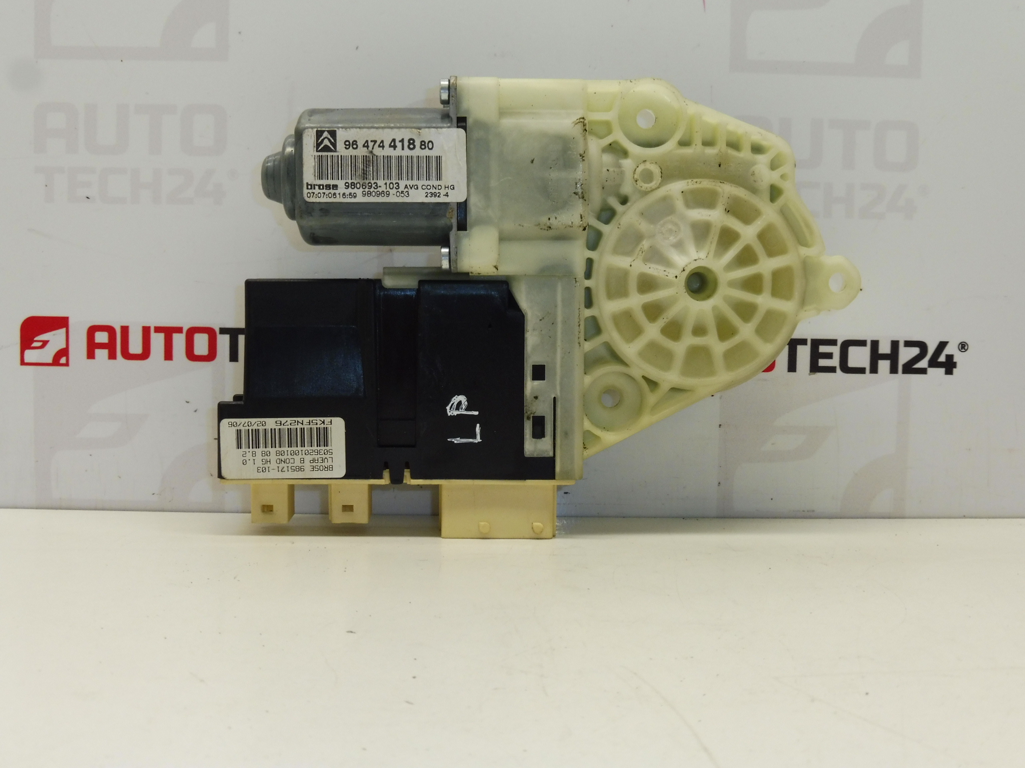 Citroën C4 Motor Elevalunas Izquierdo 9647441880 9222AY