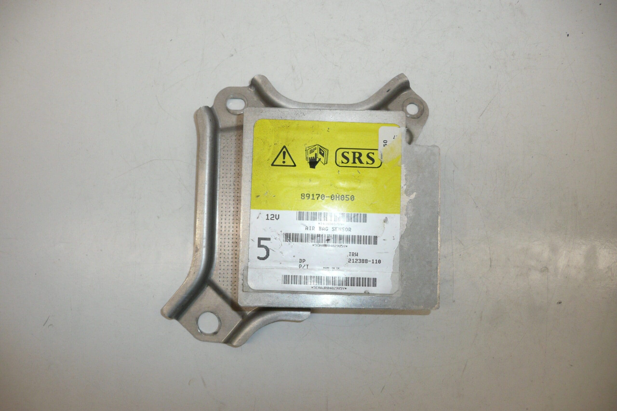 Unidad de airbag Citroën C1 disparada 89170-0H050