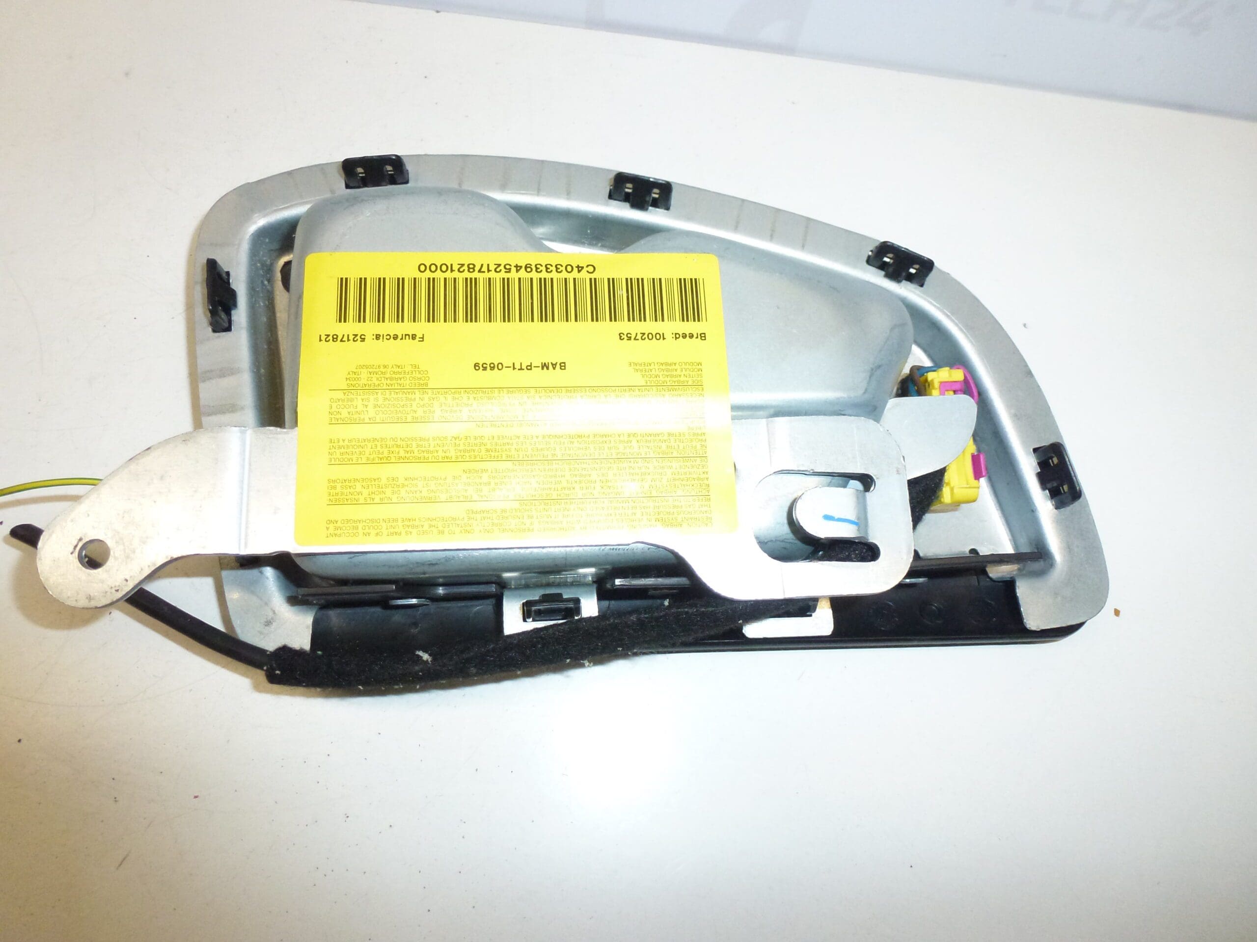 Airbag asiento derecho Peugeot 307 5217821 8216FH