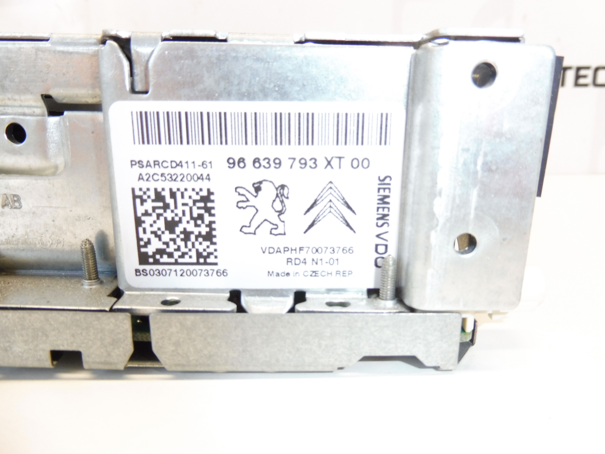 Autorradio CD Citroën Peugeot 96639793XT 16077504XT