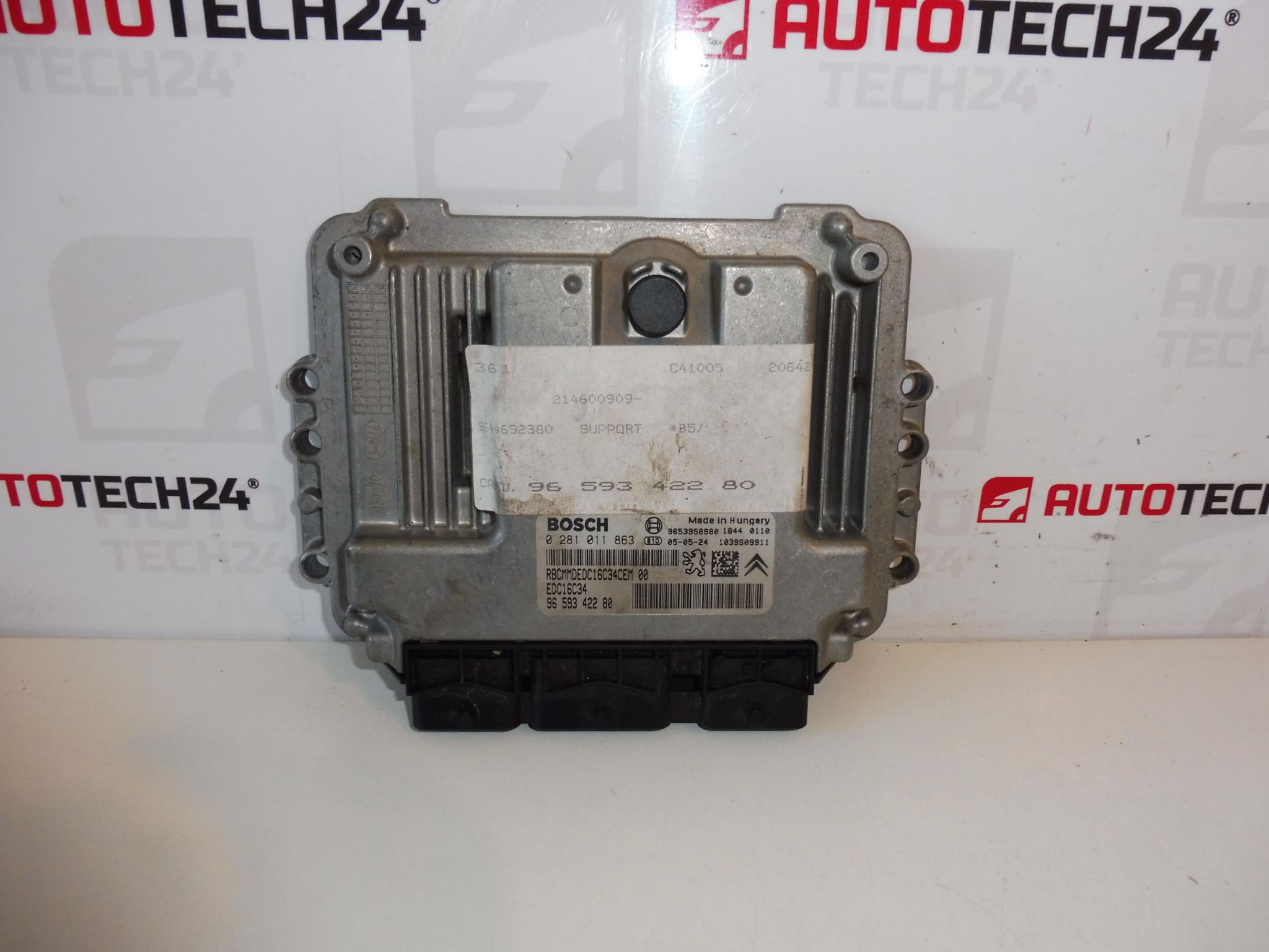 Centralita Bosch EDC16C34 Citroën Peugeot 0281011863 9659342280