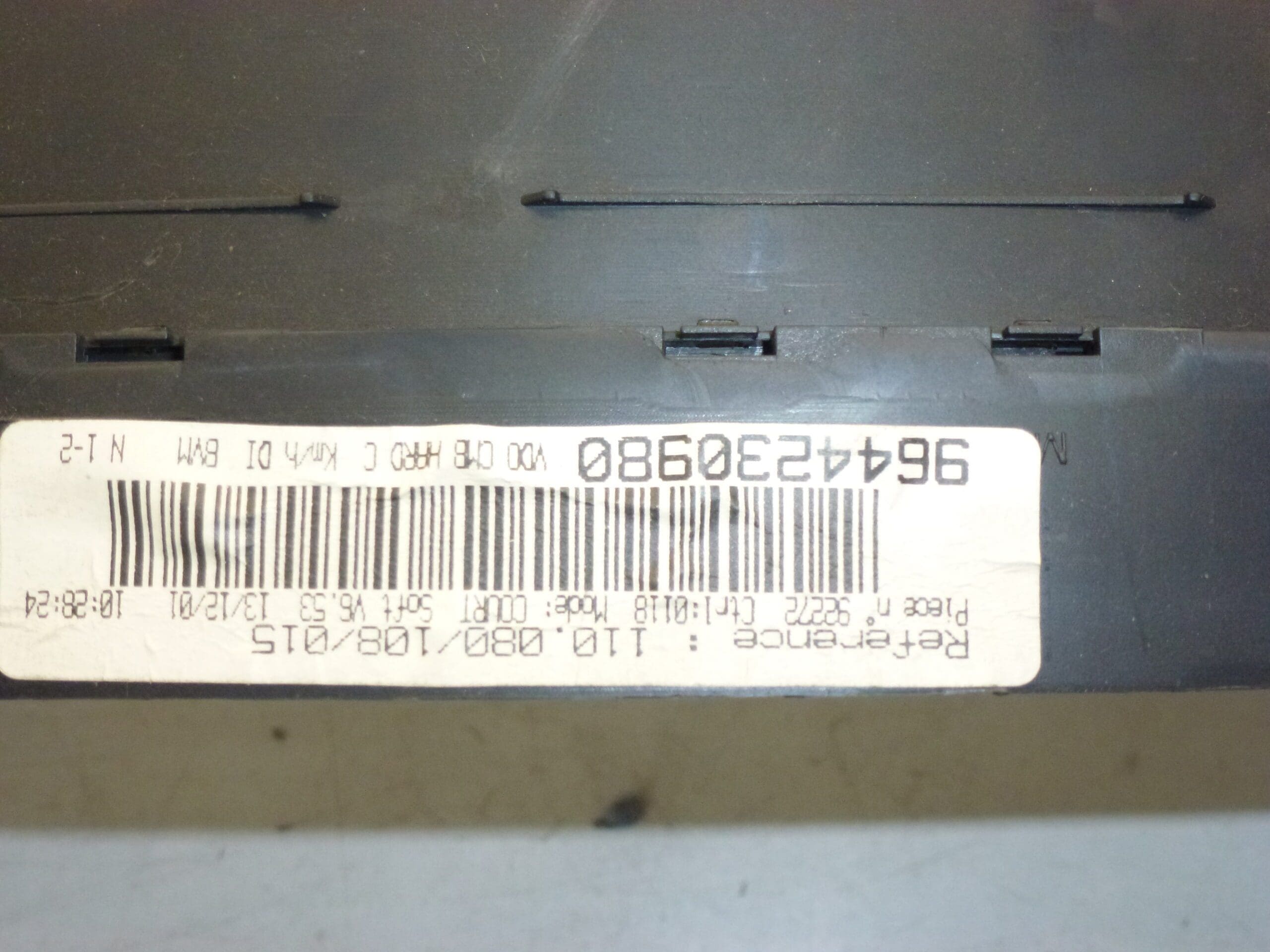 Velocímetro Peugeot 406 2.2 HDI 9644230980 kilometraje 193000 km