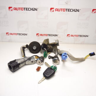 Juego de 2 llaves y cerraduras Citroën Berlingo II 4162CF 4162CH