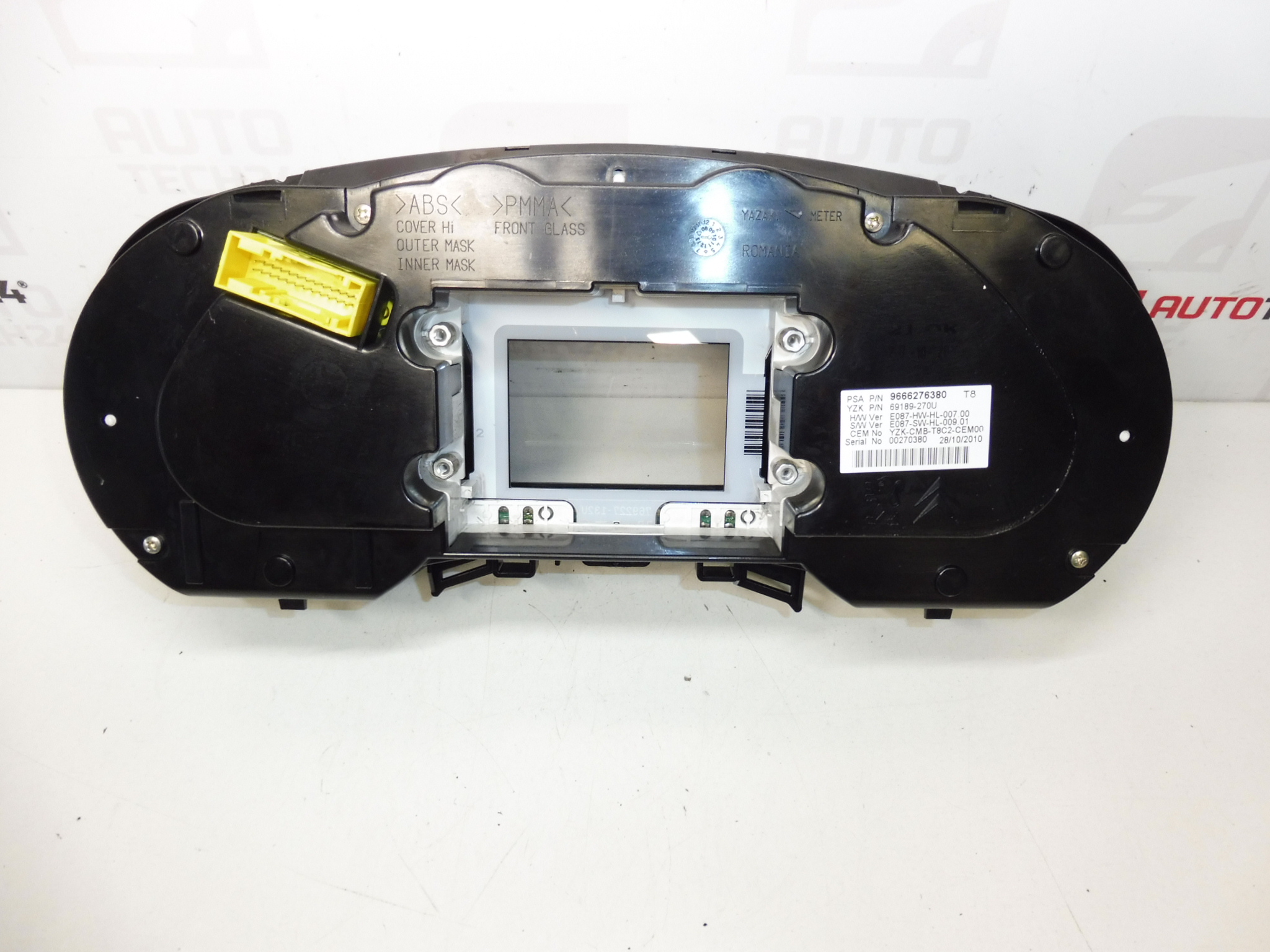 Velocimetro 201000km Peugeot 3008 5008 9666276380 9805170680 6103Y4