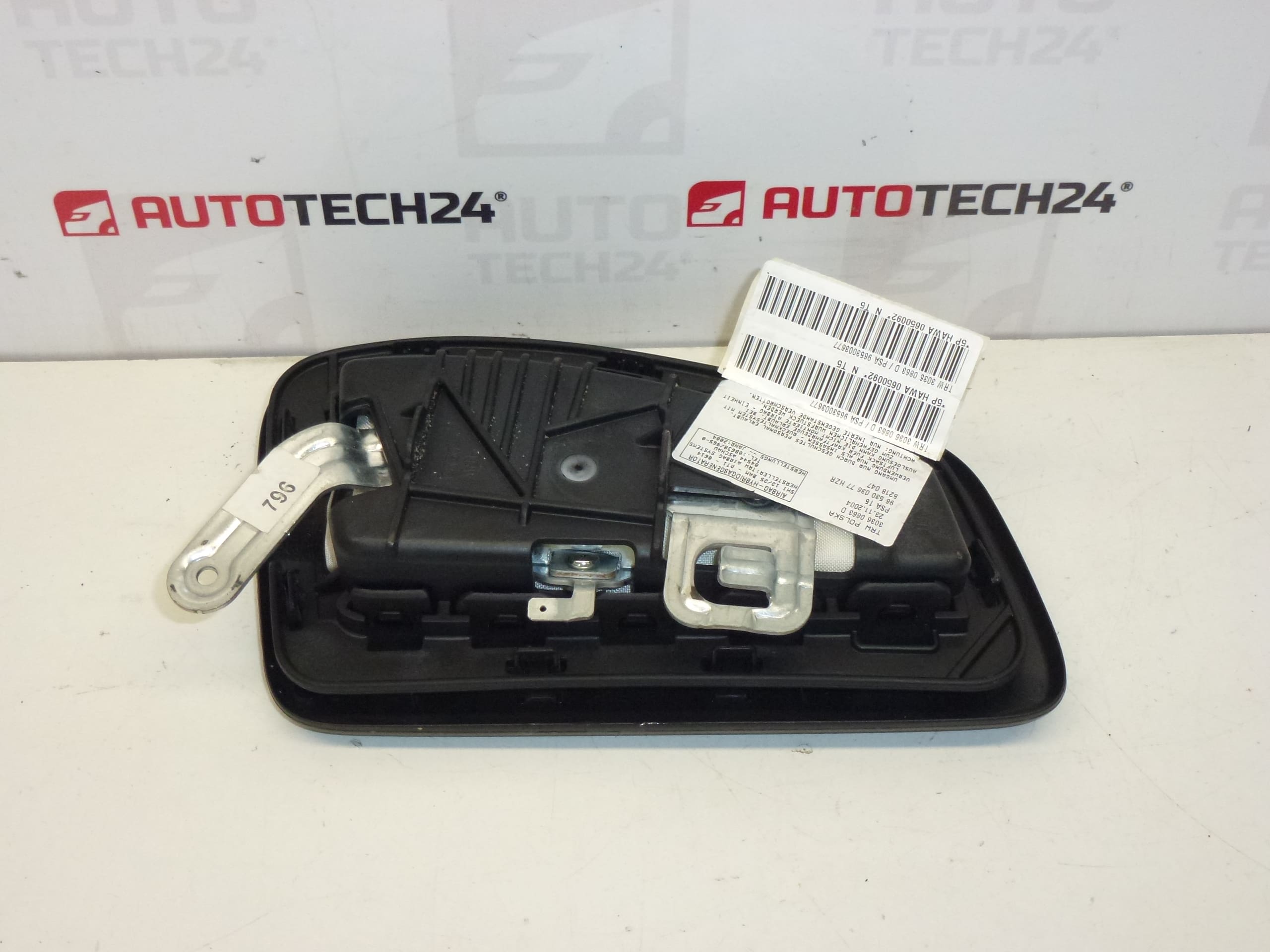 Airbag de asiento derecho Peugeot 307 9653003677 8216LQ