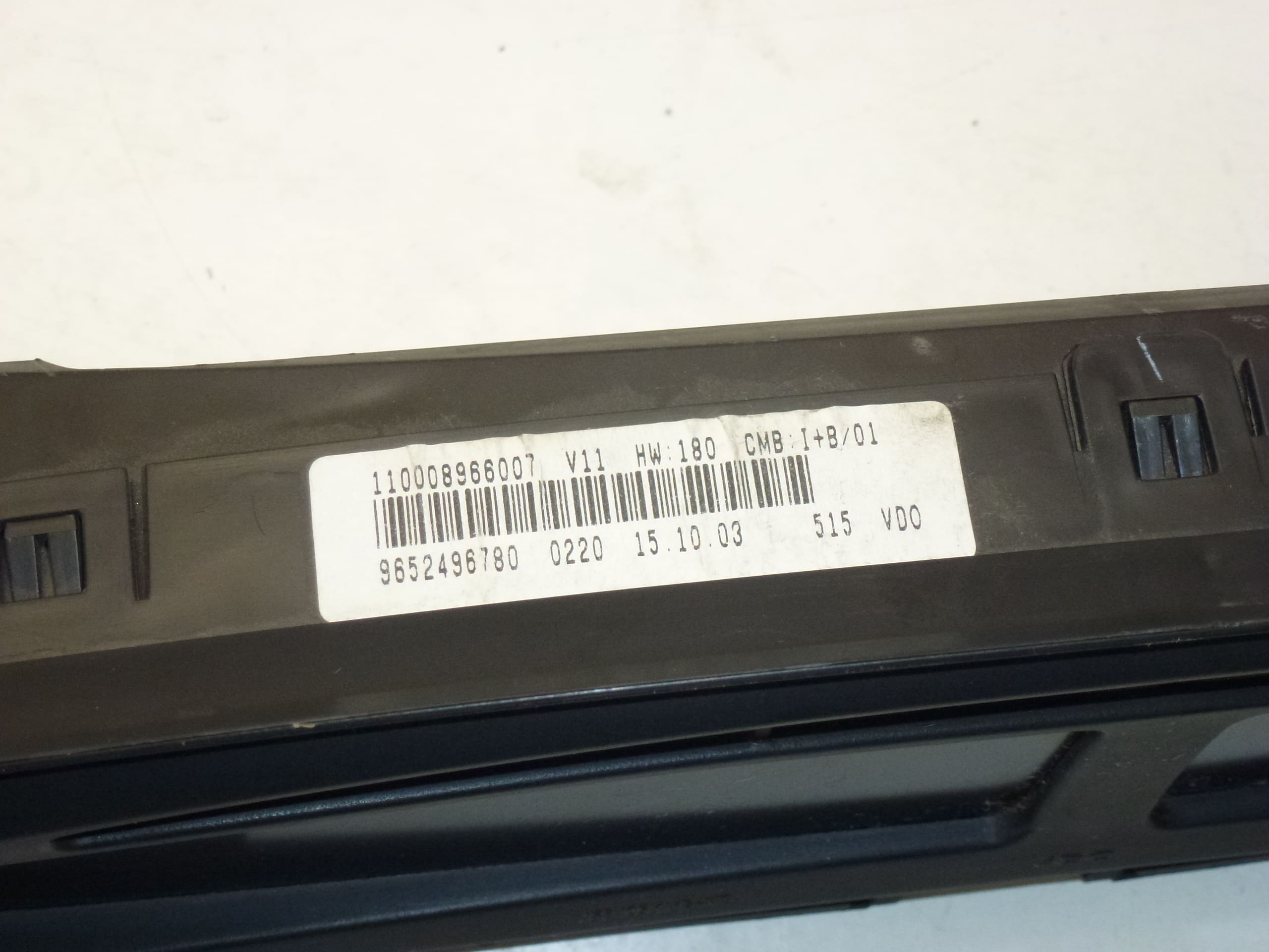 Cuentakilómetros Citroën Xsara Picasso 9652496780