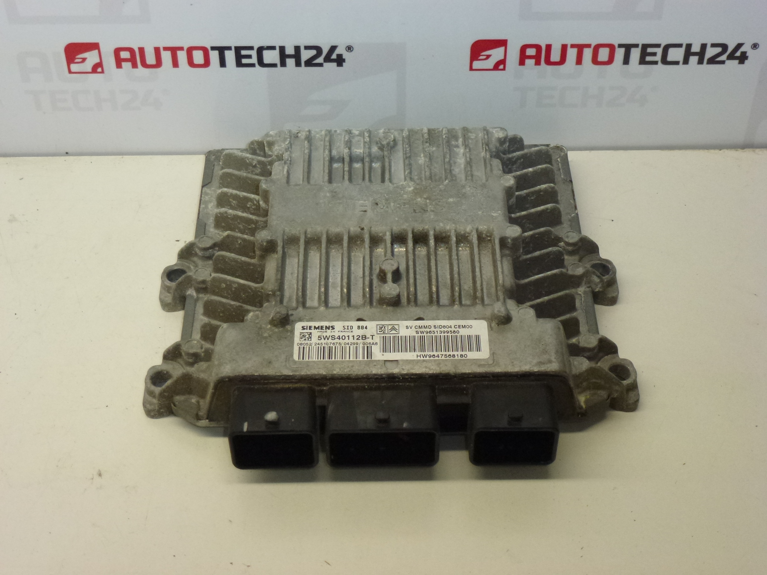 Centralita Siemens SID 804 Citroën Peugeot 5WS40112B-T 1942G3