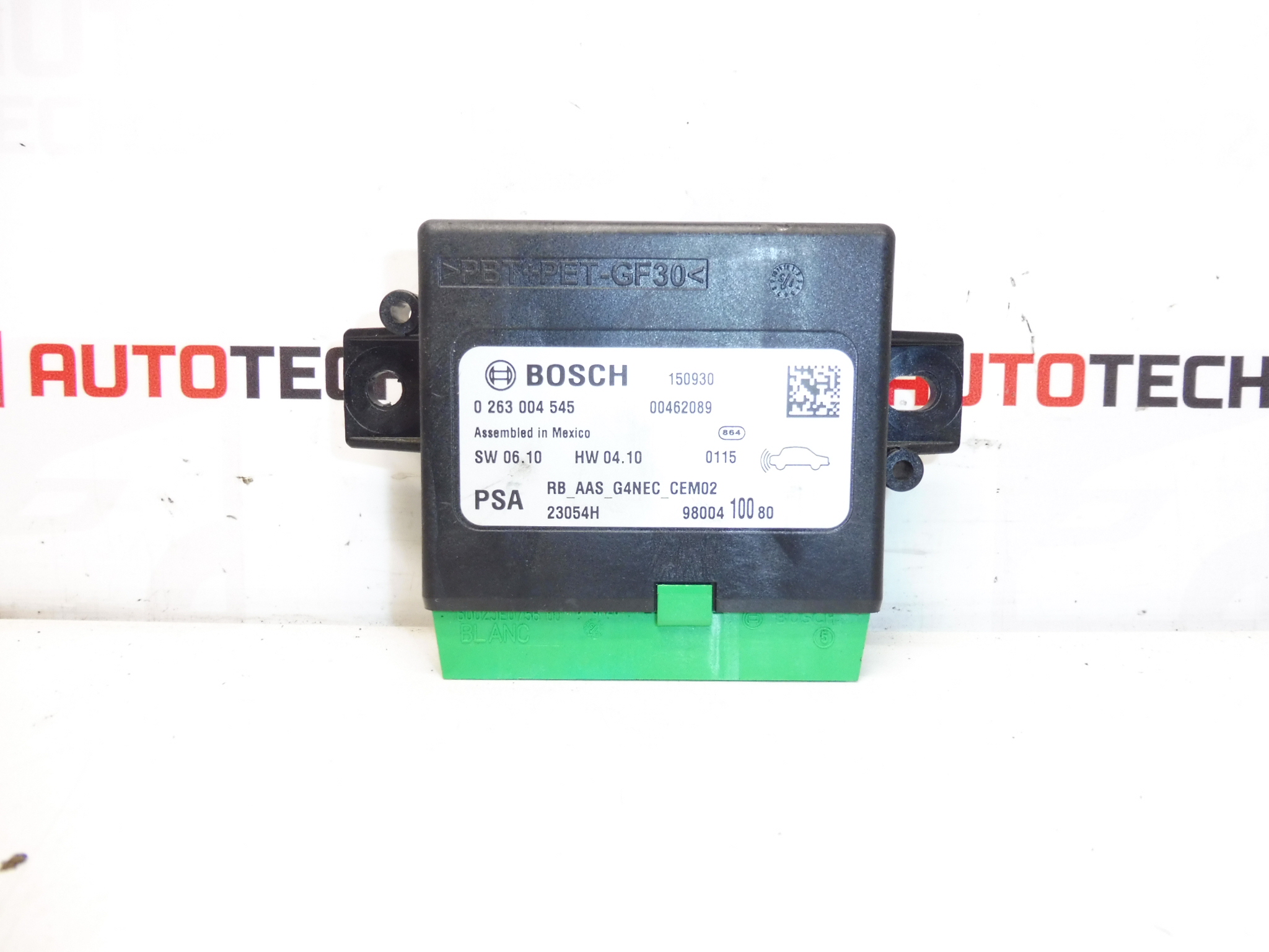 Unidad de asistente de aparcamiento Citroën Peugeot 0263004545 9800410080