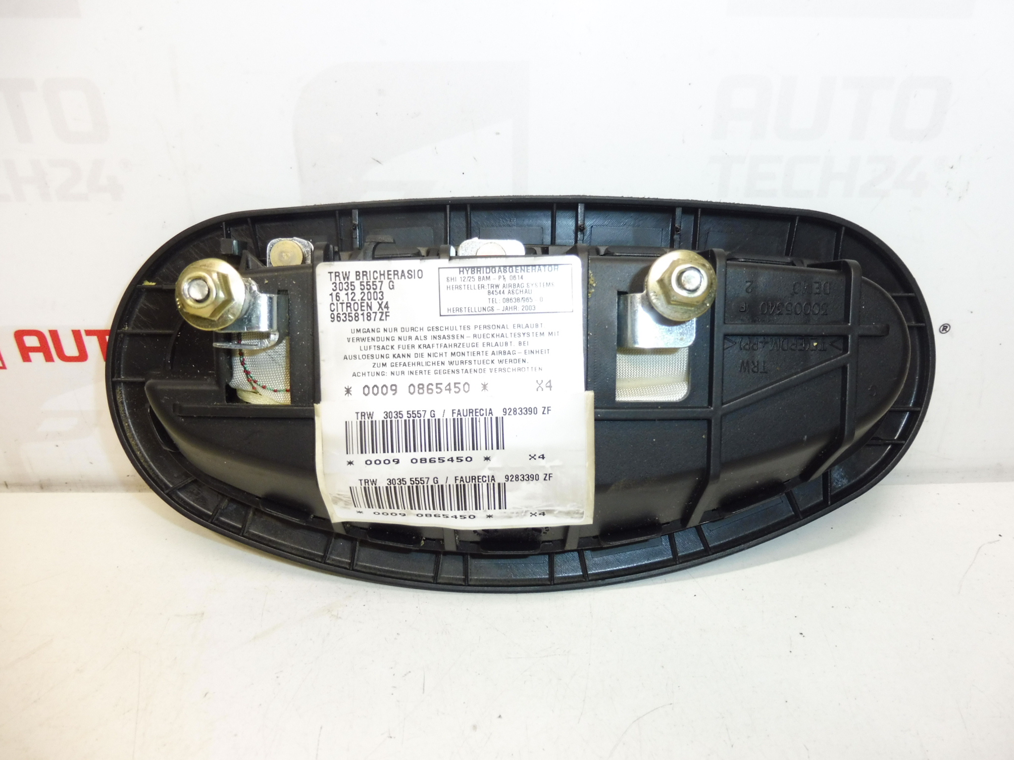 Lado del airbag a la izquierda Citroën C5 I y II 96358187ZF 8216W2