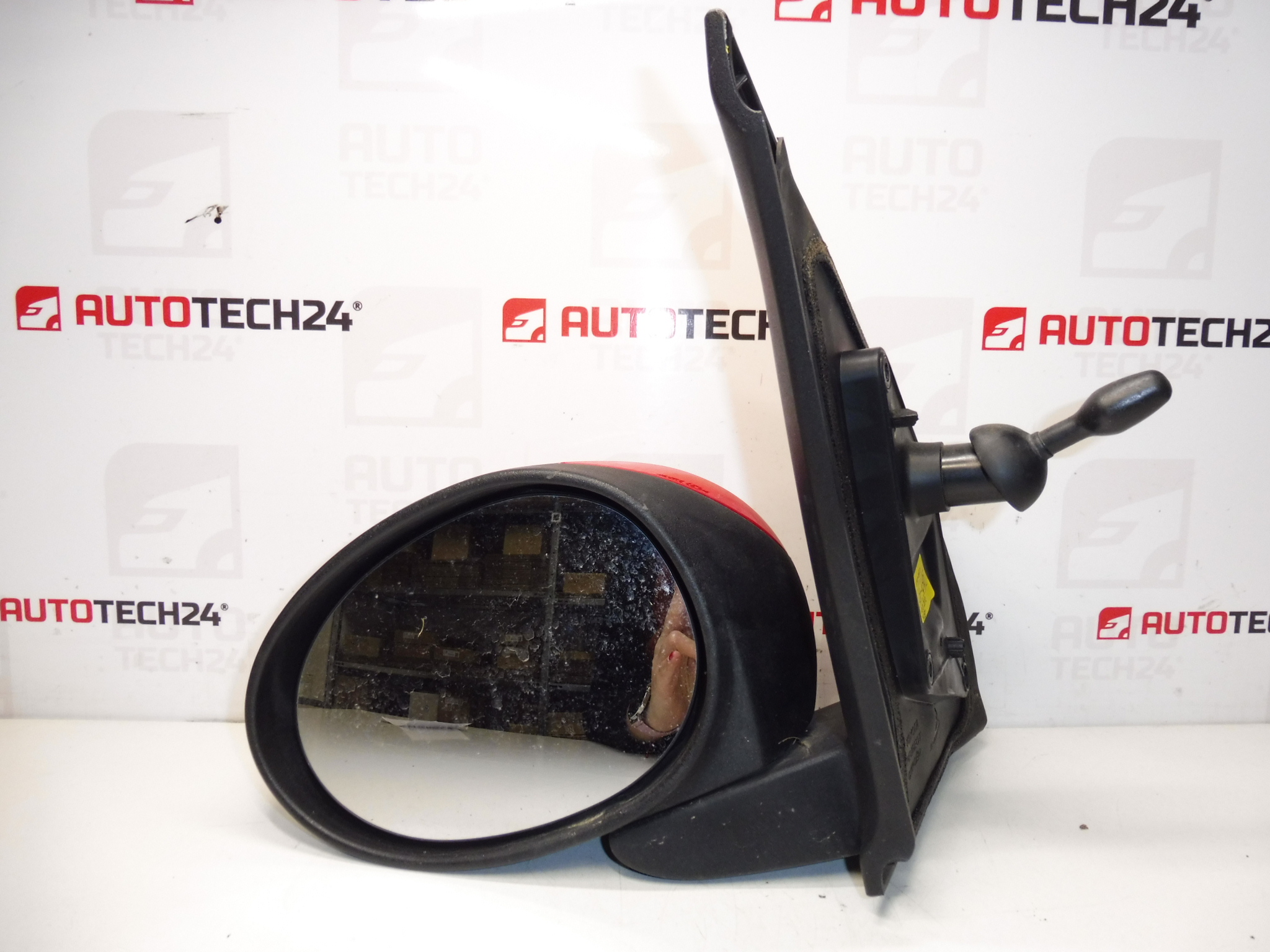 Espejo izquierdo rojo Citroën C1 Peugeot 107 87940-0H010 87940-0H011