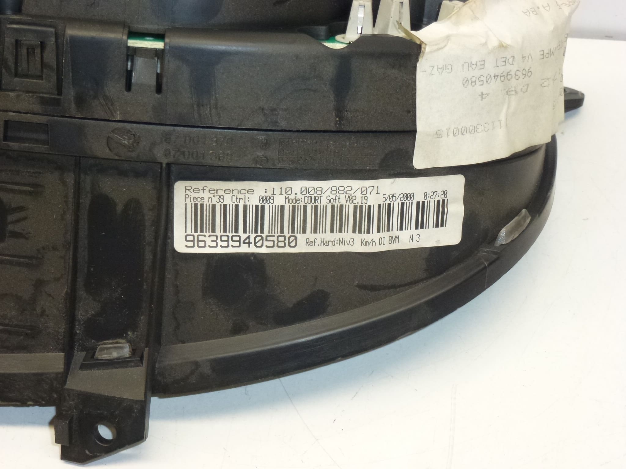 Cuentakilómetros Peugeot 406 2.0 HDI 9639940580 610479