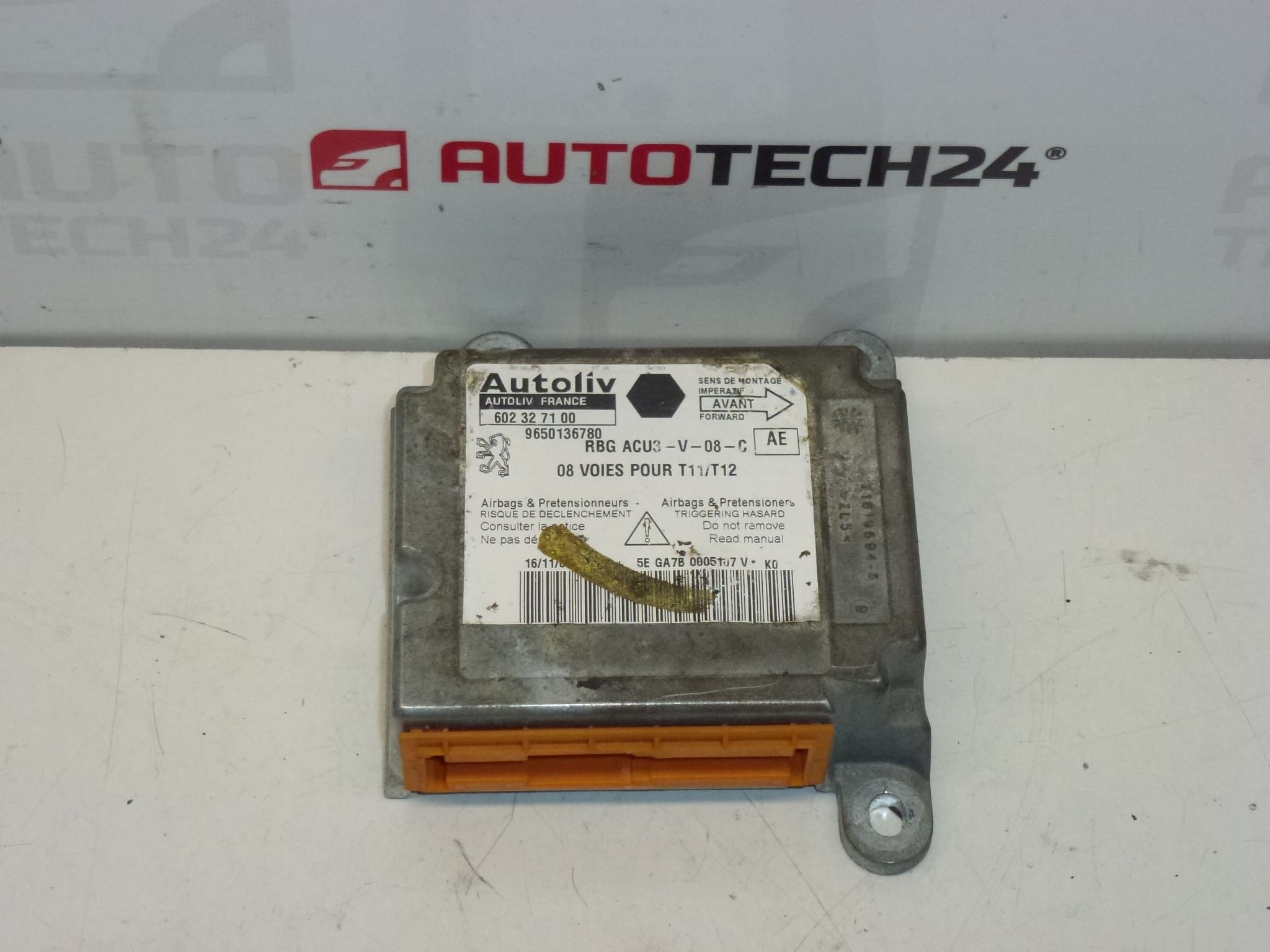 Unidad airbag Peugeot 206 9650136780 6545GP