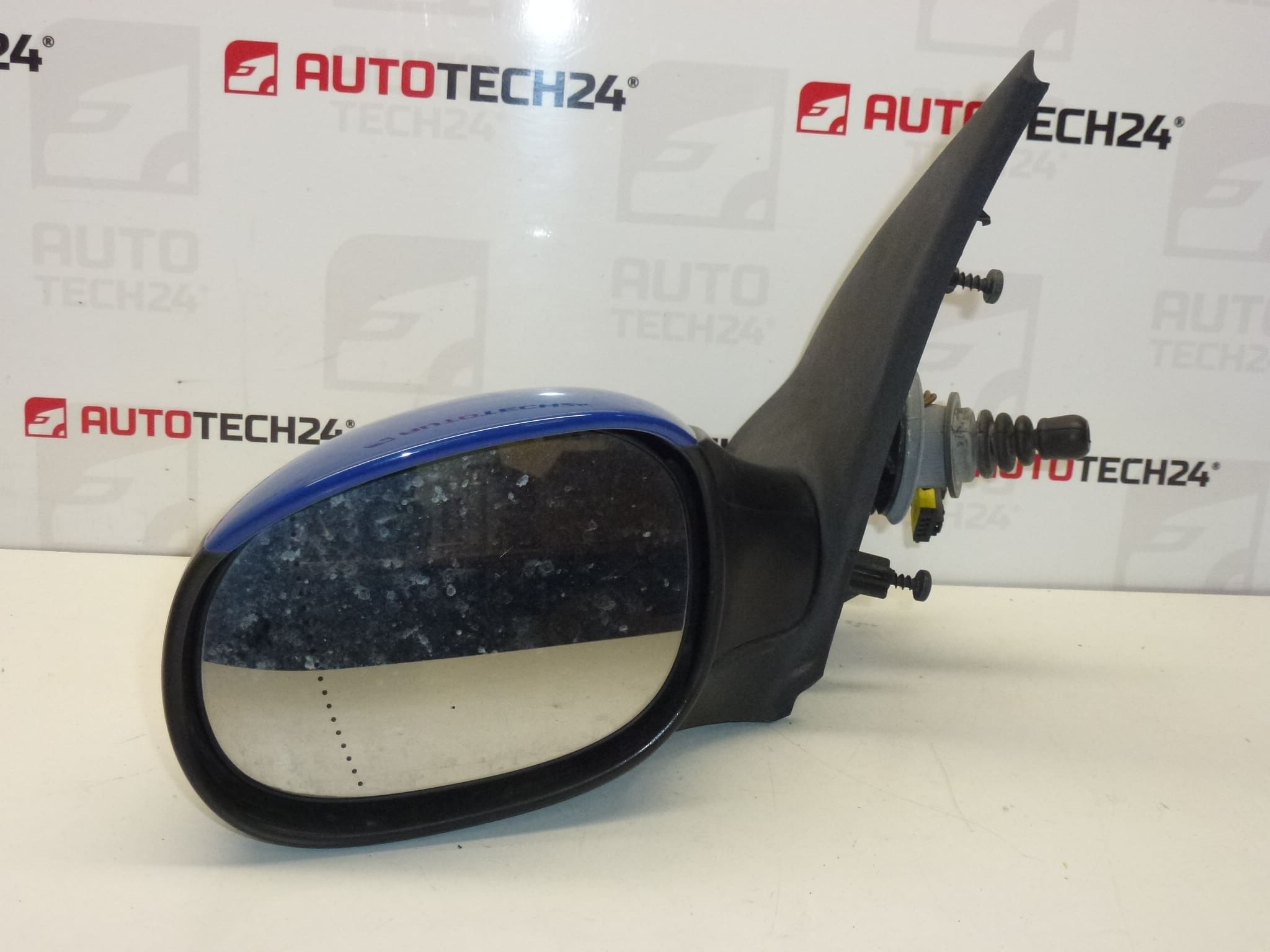 Espejo izquierdo azul Peugeot 206 96480955XT 8153KK