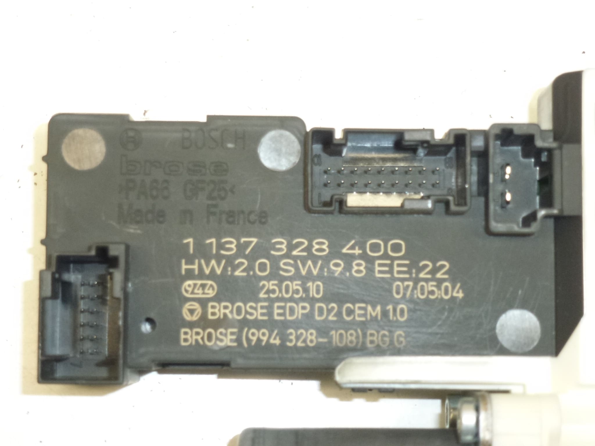 Peugeot 407 Motor de bobinado de ventana izquierda 9663036480 9221Z0