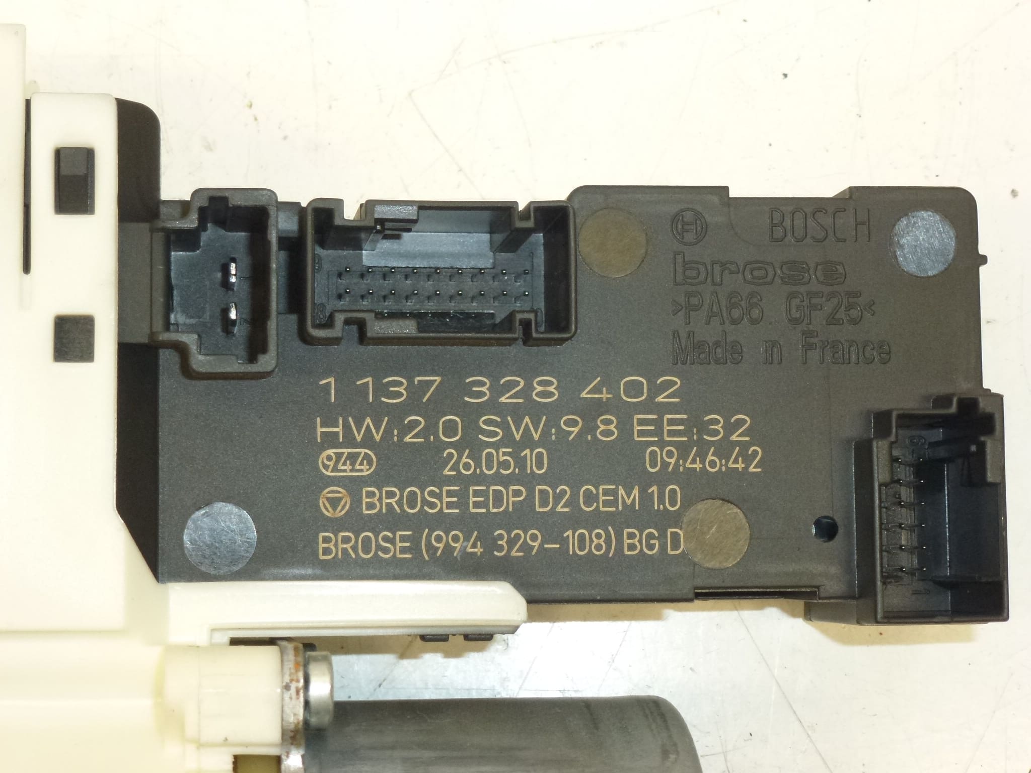 Motor elevalunas derecho Peugeot 407 9663036380 9222Y8