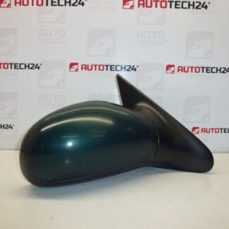 Espejo retrovisor derecho verde metalizado Peugeot 406 8149T1