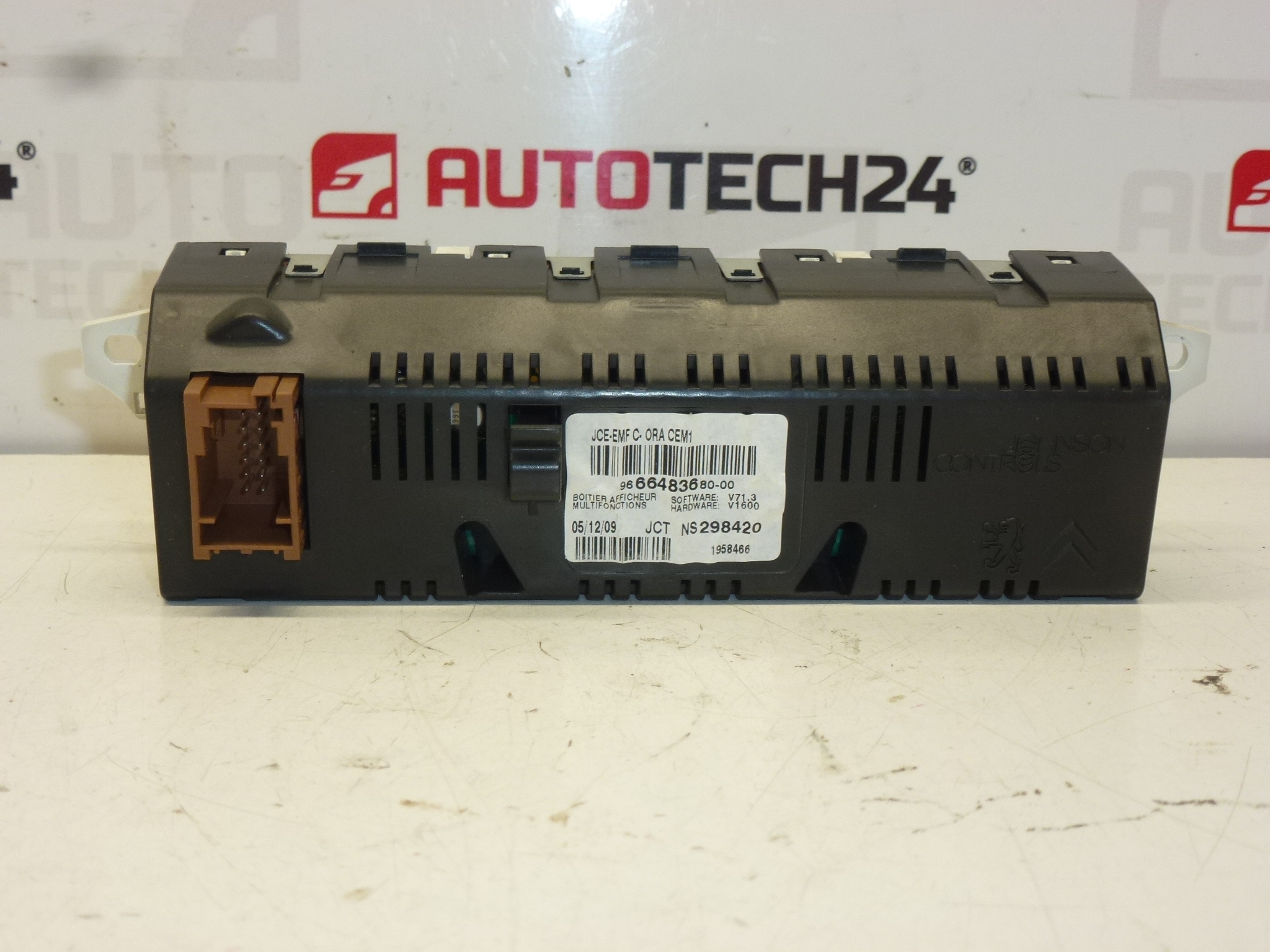 Pantalla ordenador radio Citroën Peugeot 9666483680-00 6593H7