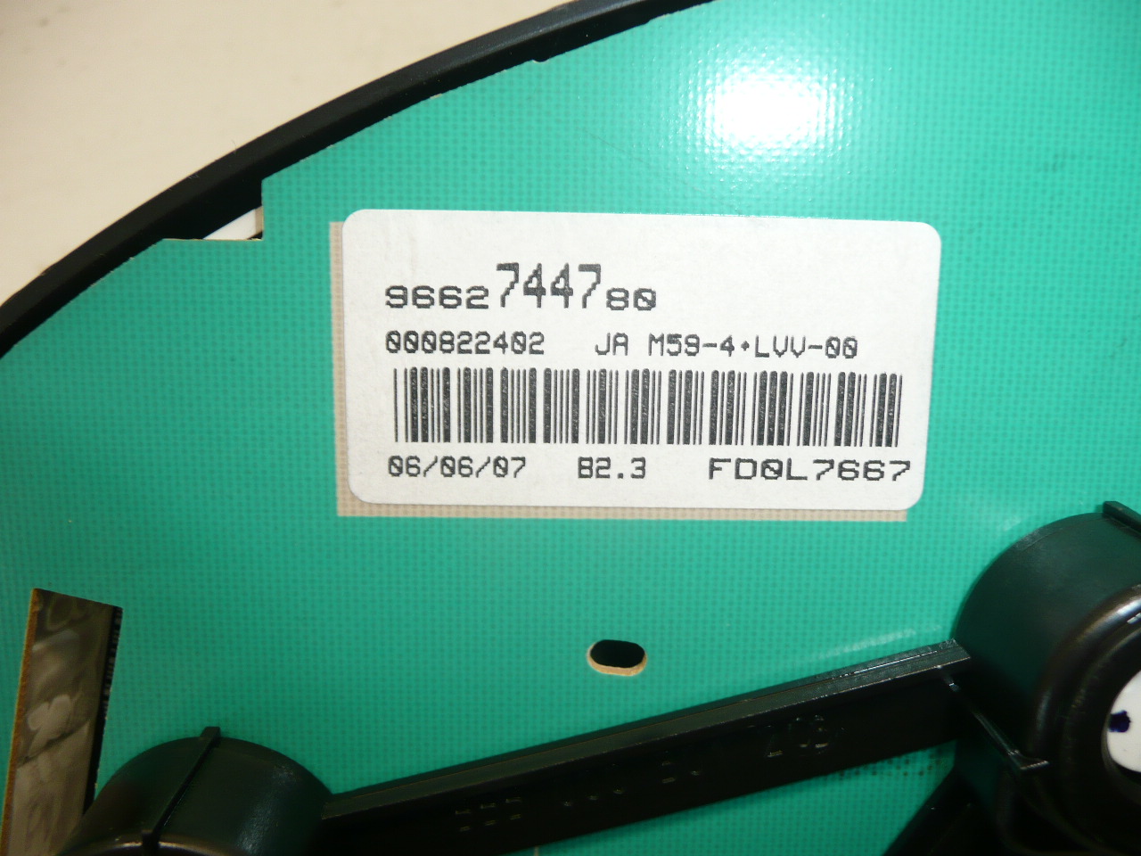 Velocímetro control crucero Citroën Peugeot kilometraje 240000 km 9662744780 6105X5