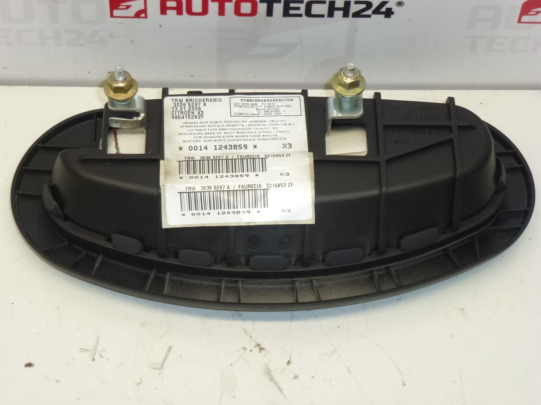 Airbag Lateral Citroën C5 I y II 96541528ZF 8216GP - Imagen 2