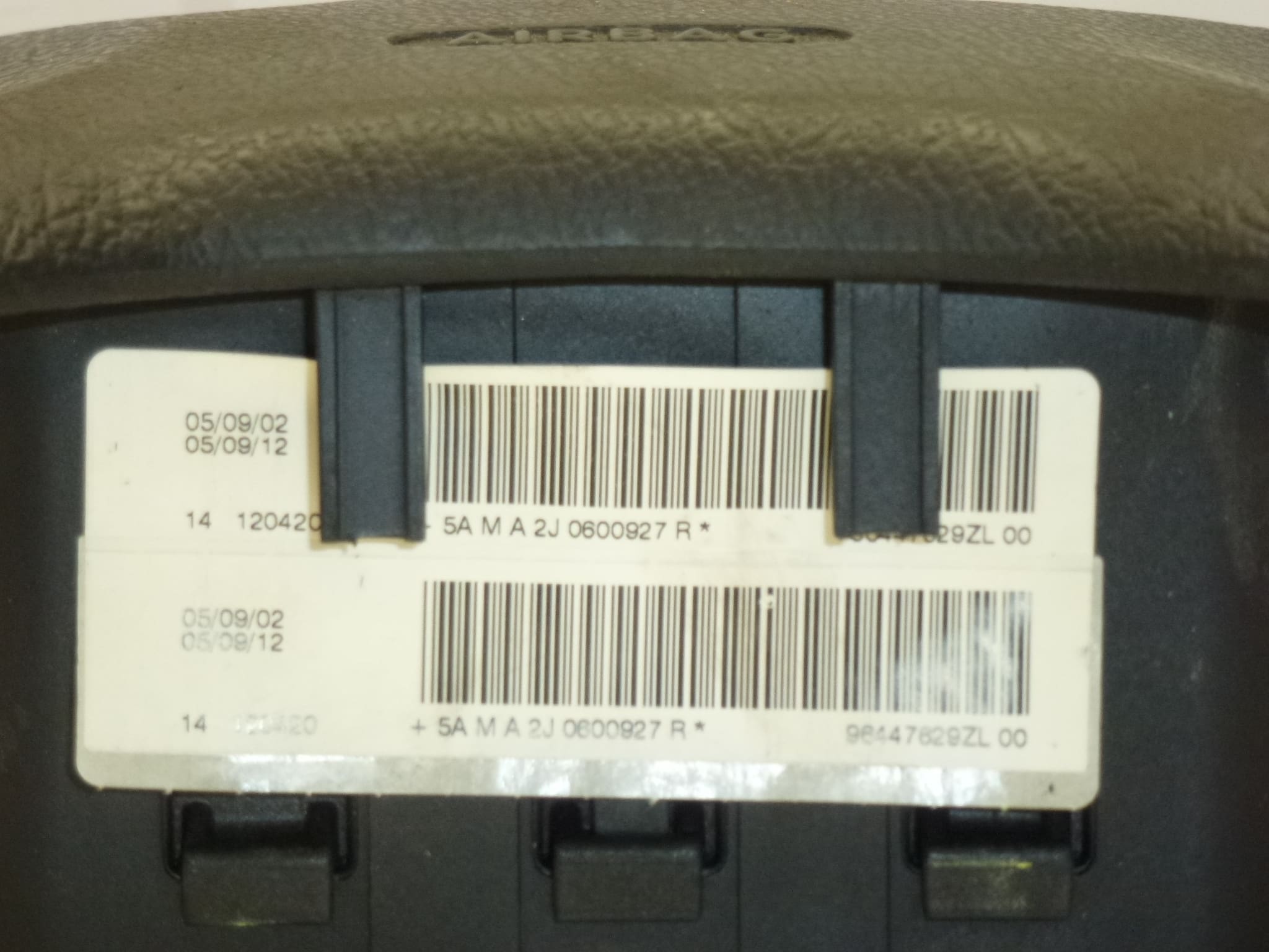 Airbag de volante Citroën Xsara Picasso 96447629ZL 4112FN - Imagen 2