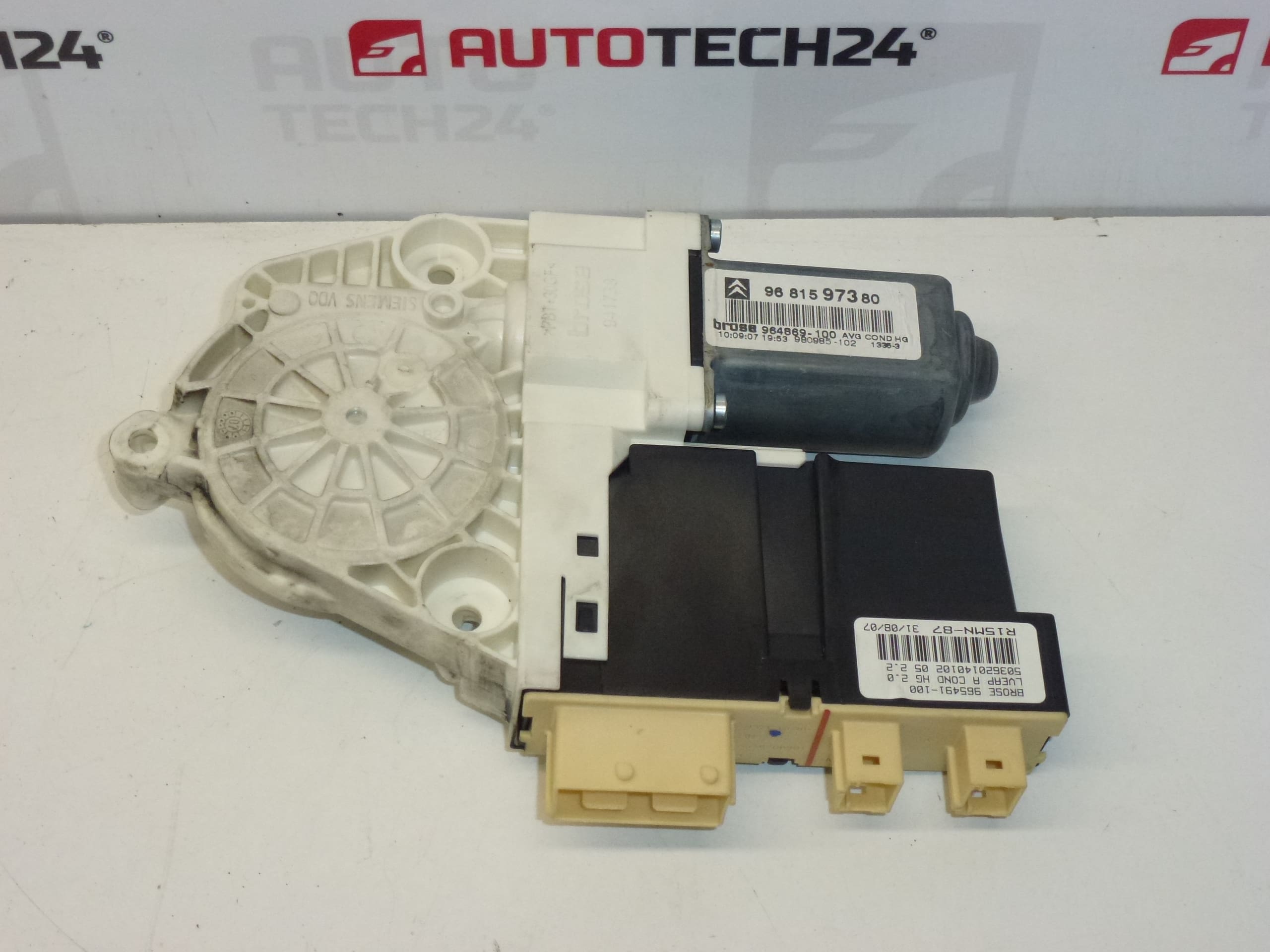 Motor de ventana delantera izquierda Citroën C5 II 9681597380 9221AK - Imagen 2