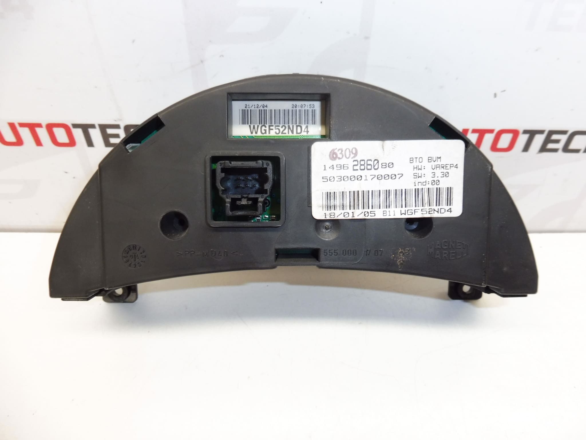 Display Magneti Marelli 222000 km Citroën C8 Peugeot 807 1496286080 - Imagen 2