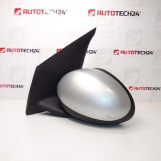Espejo izquierdo plateado KTB Citroën C1 Peugeot 107 87940-0H010 8149YE