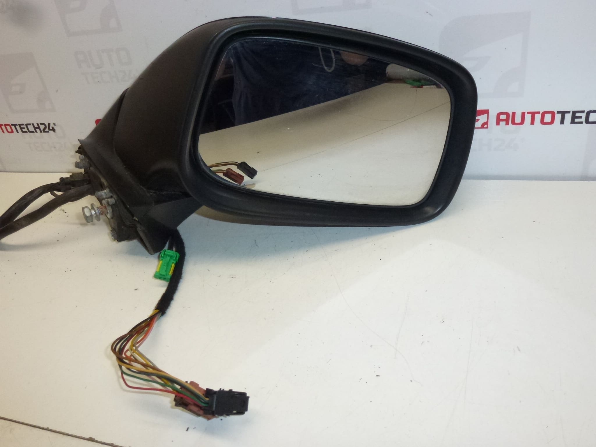 Espejo retrovisor derecho eléctrico plegable gris EYJ para Citroën C8 8153FW - Imagen 2