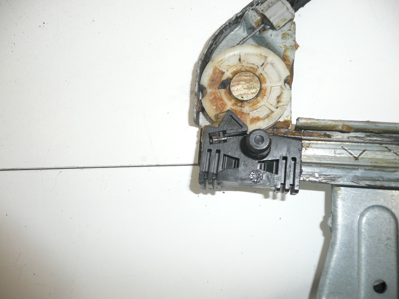 Mecanismo de descarga de ventana PP Peugeot 307 CC 9656221480 9222V9