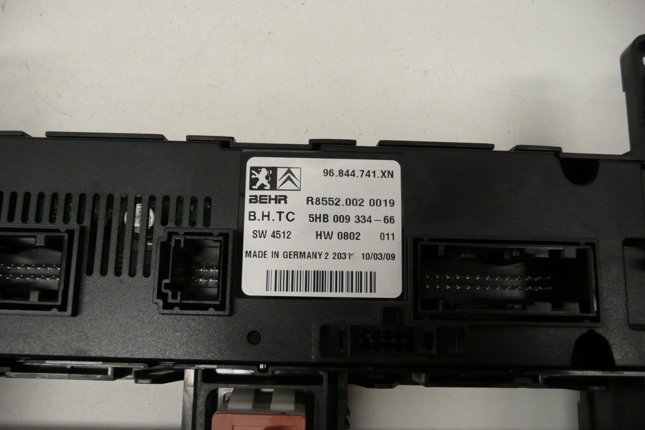 Control De Calefacción Y Aire Acondicionado Peugeot 407 96844741XN 6452J8 - Imagen 2