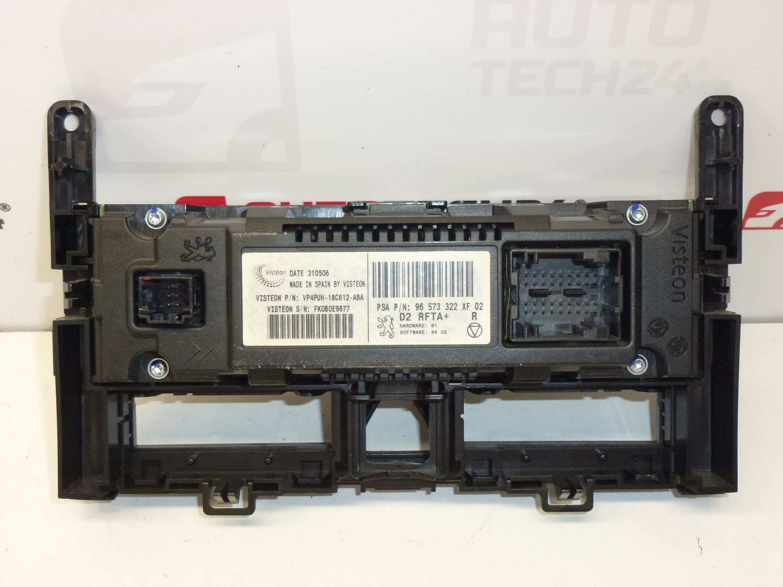 Control de Calefacción y Aire Acondicionado Peugeot 407 96573322XF 6451SC - Imagen 2