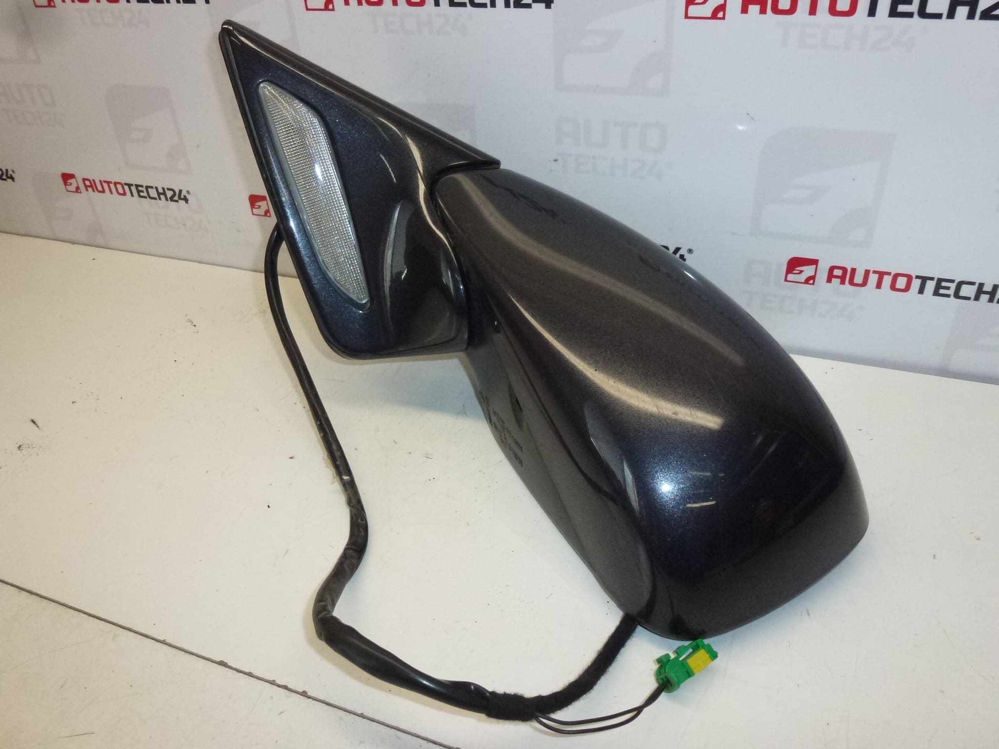 Espejo retrovisor izquierdo eléctrico plegable gris EYJ Citroën C8 8153FT - Imagen 2