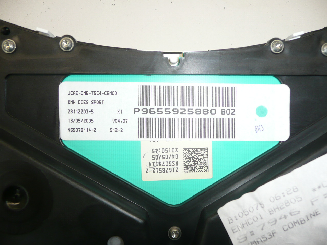 Velocímetro Peugeot 307 II kilometraje 83k. km 6106R9