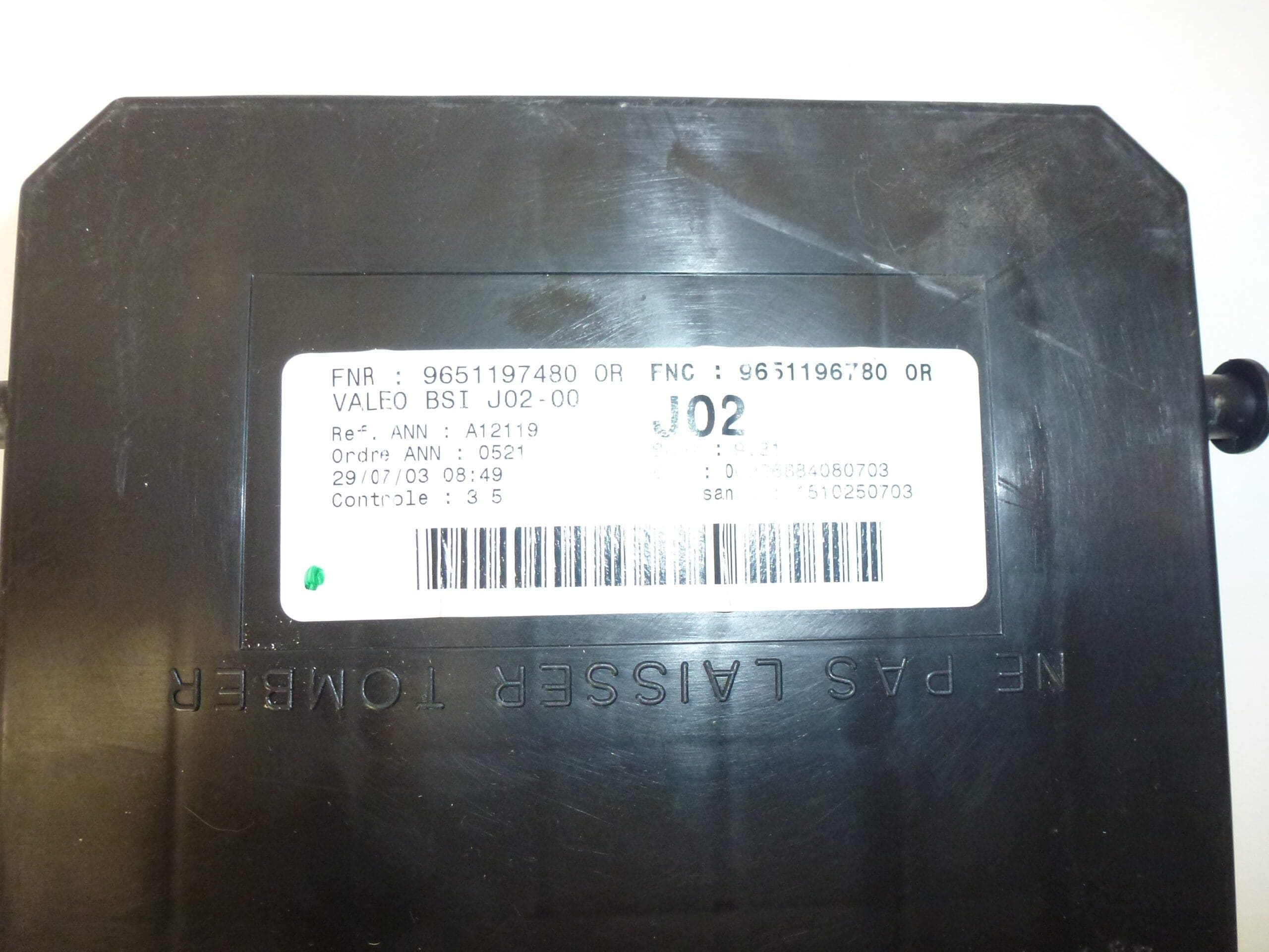 Valeo BSI J02-00 Peugeot 307 6580J0 6580HS - Imagen 2