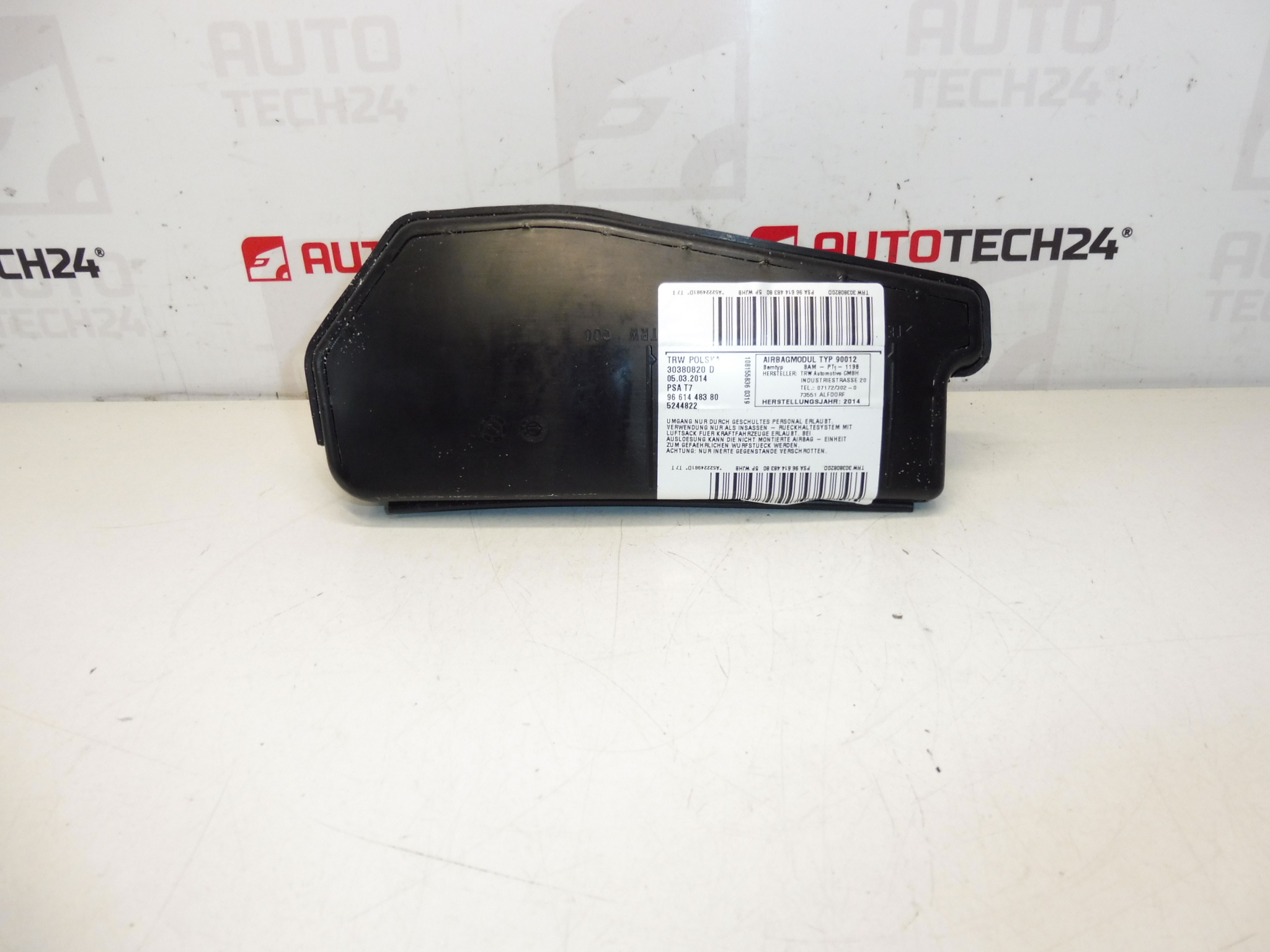 Airbag asiento conductor Peugeot 308 9661448380 8216SG