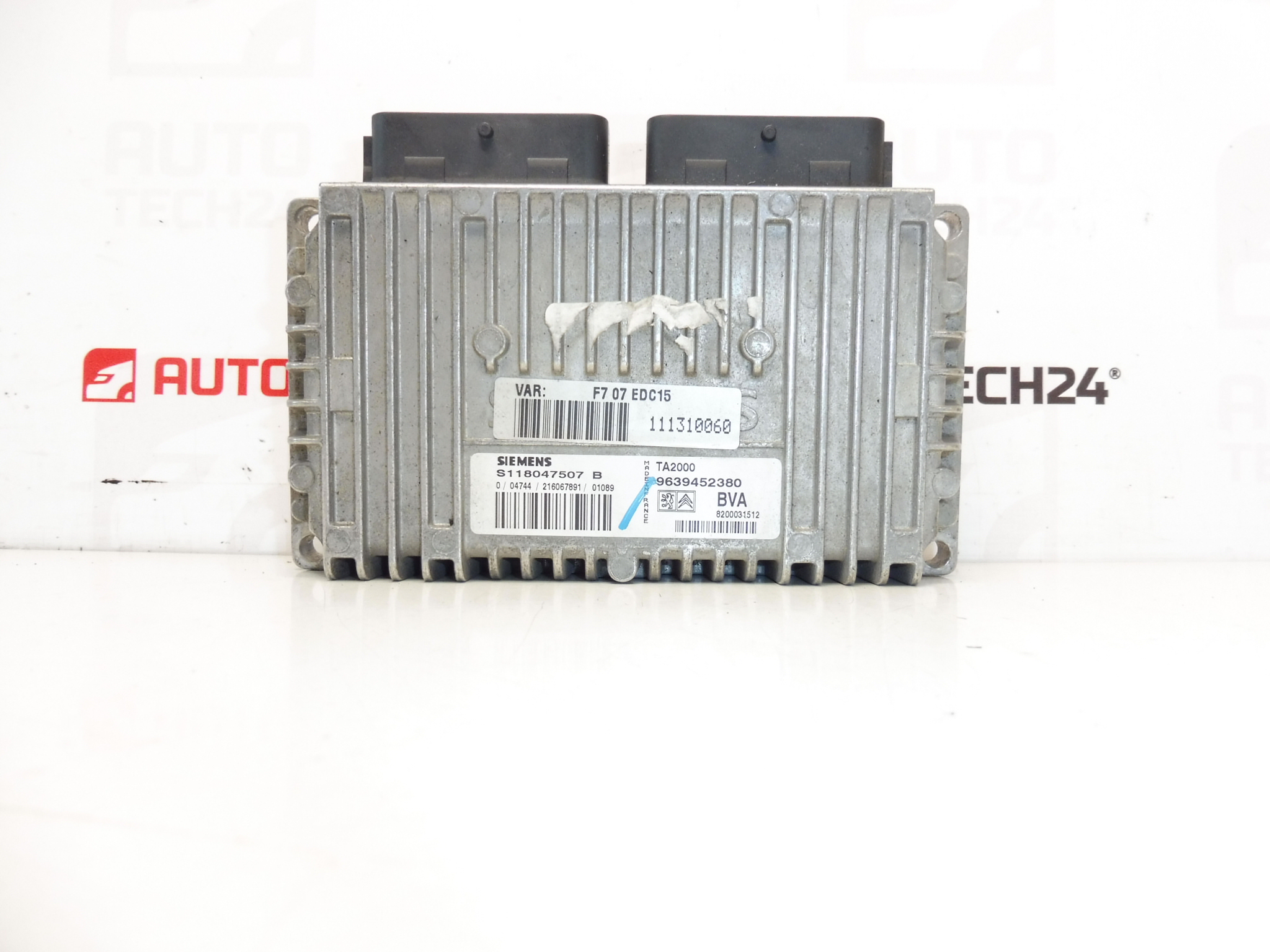 Unidad De Control ECU Siemens TA200 Citroën C5 2.0 HDI 9639452380 S118047507 B
