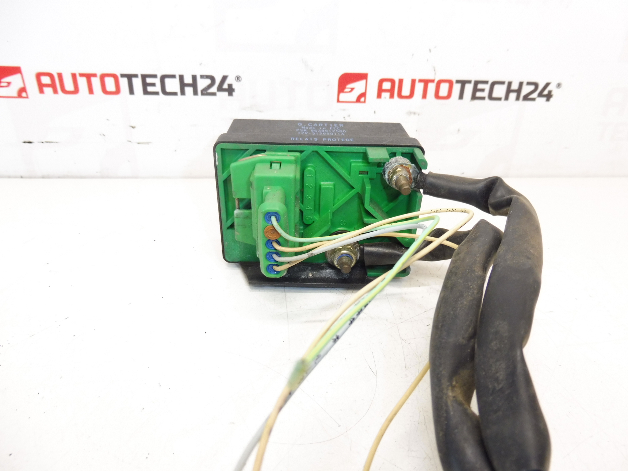 Relé de Calentamiento Citroën Peugeot 9639912580 con Cableado