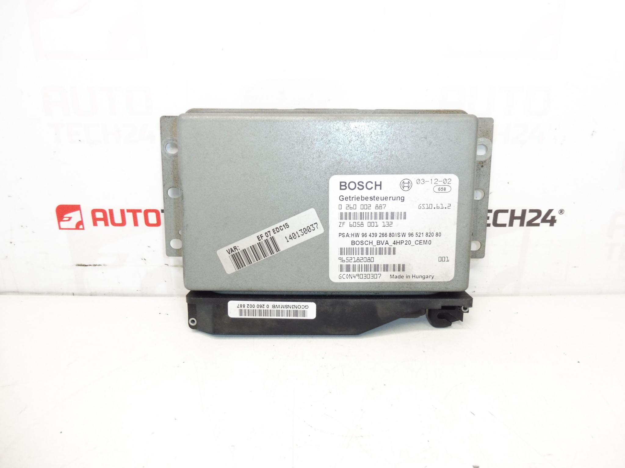 Unidad de Control ECU Bosch Citroën C5 2.2 HDI 0260002887 9652182080 2529L8