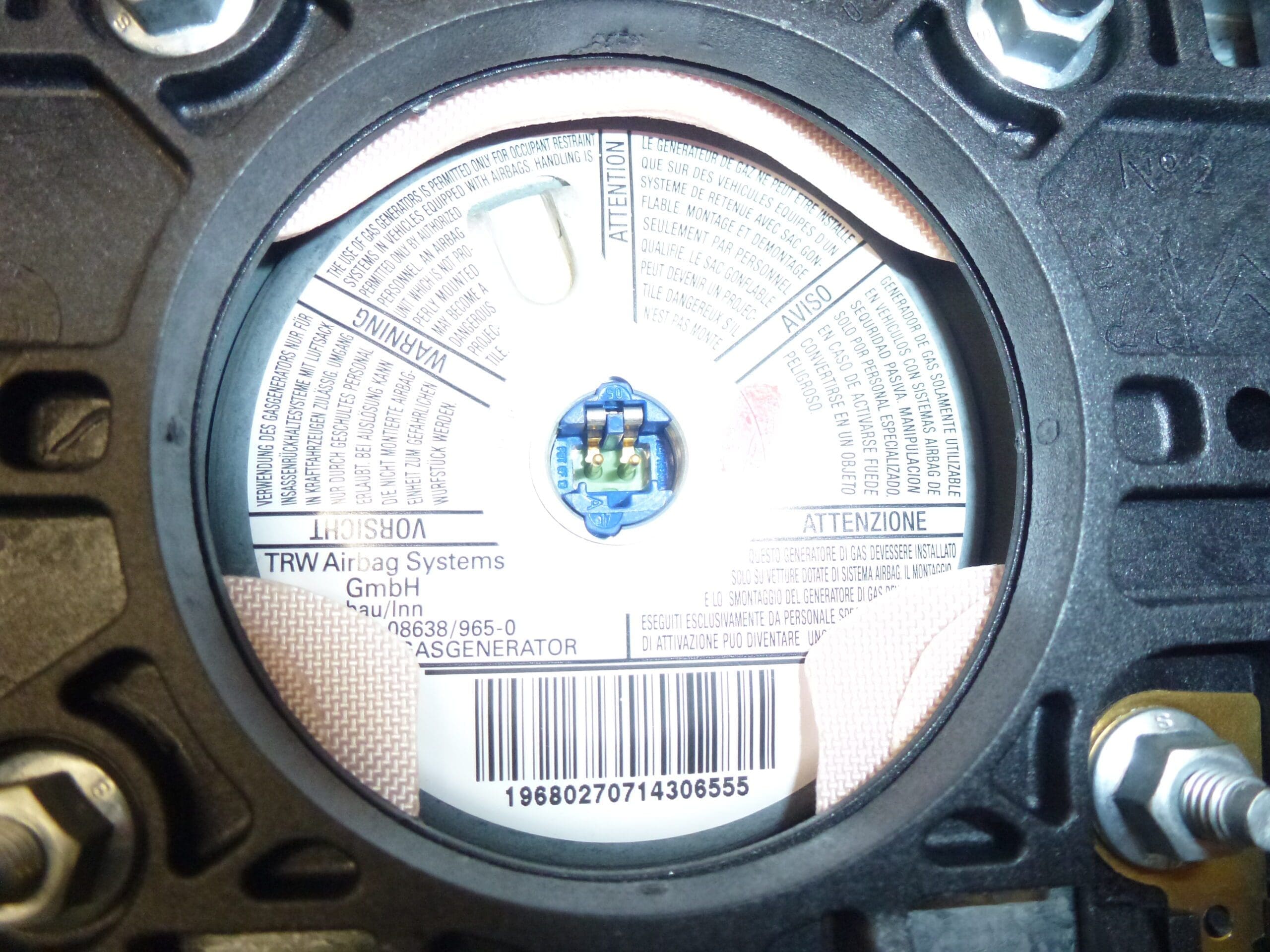 Airbag Citroën Berlingo II 96639595XT 4112GG - Imagen 2