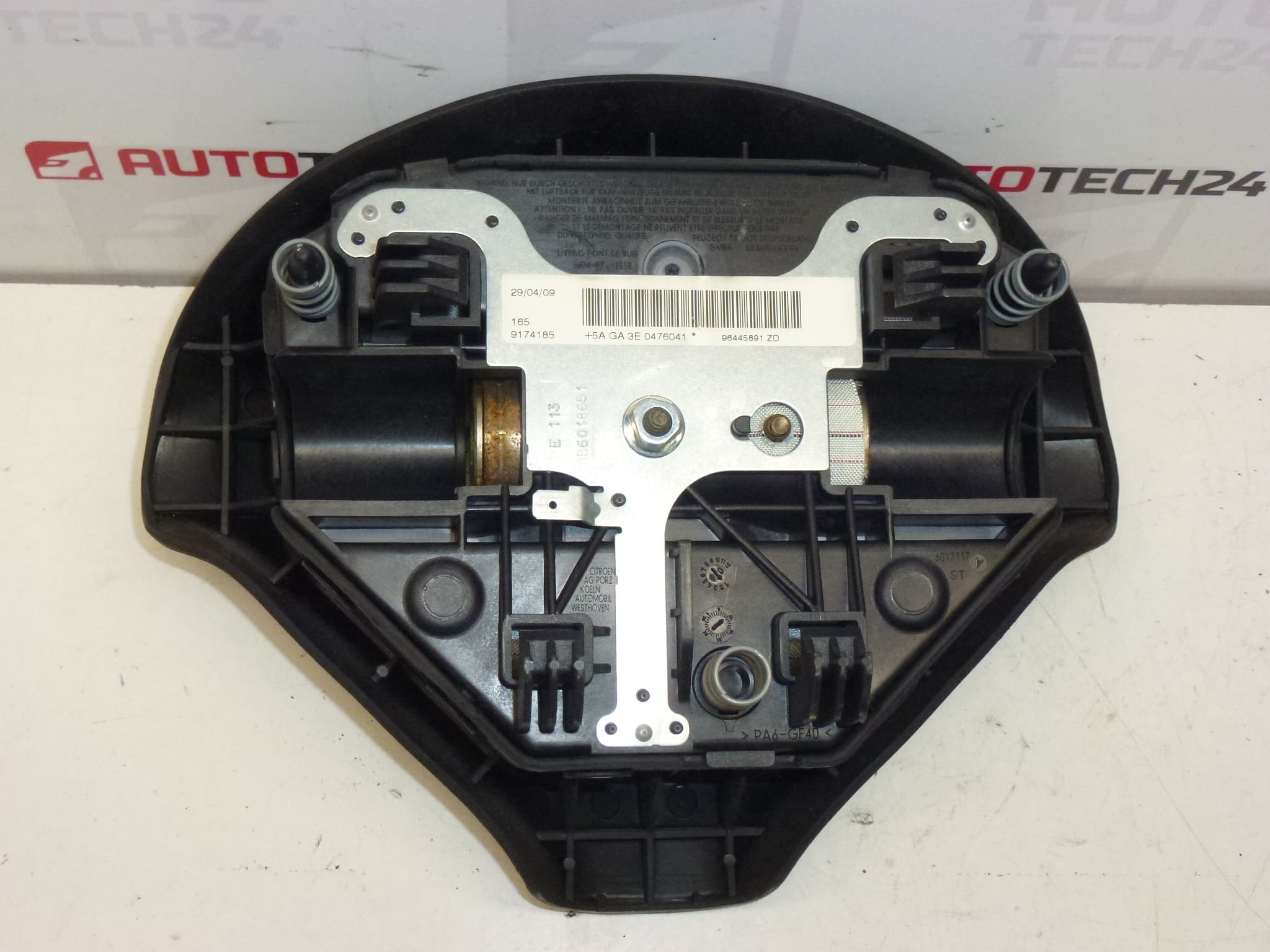 Airbag del volante Peugeot 407 96445891ZD 4112HA - Imagen 2