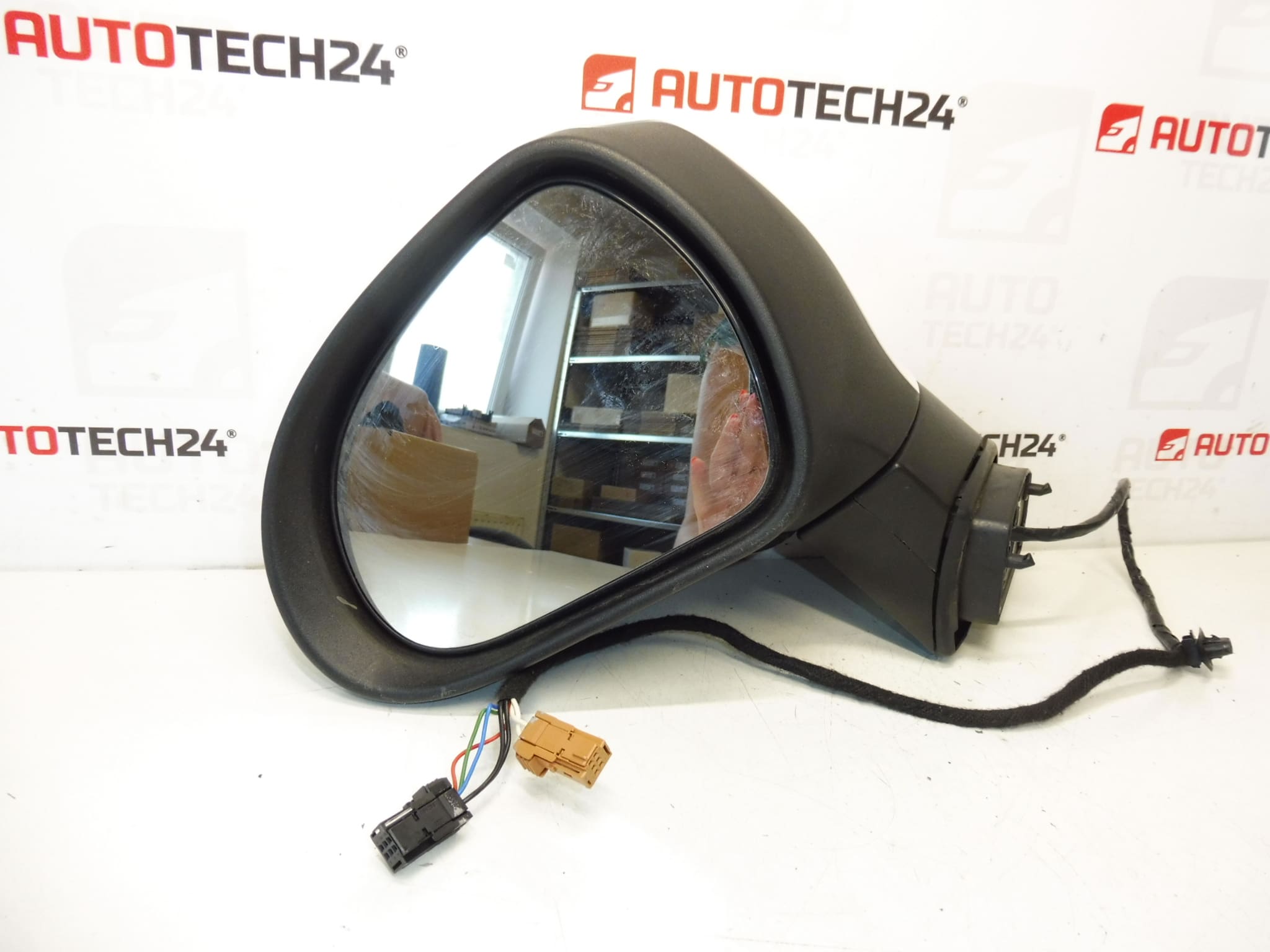 Espejo retrovisor izquierdo EWP usado para Peugeot 207 (96806498XT, 8149ZG) - Imagen 2