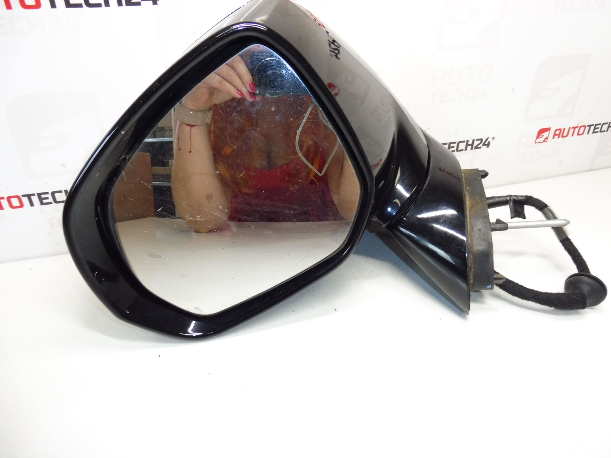 Espejo Retrovisor Izquierdo Cromado Citroën C3 Picasso 1609347480 - Imagen 2