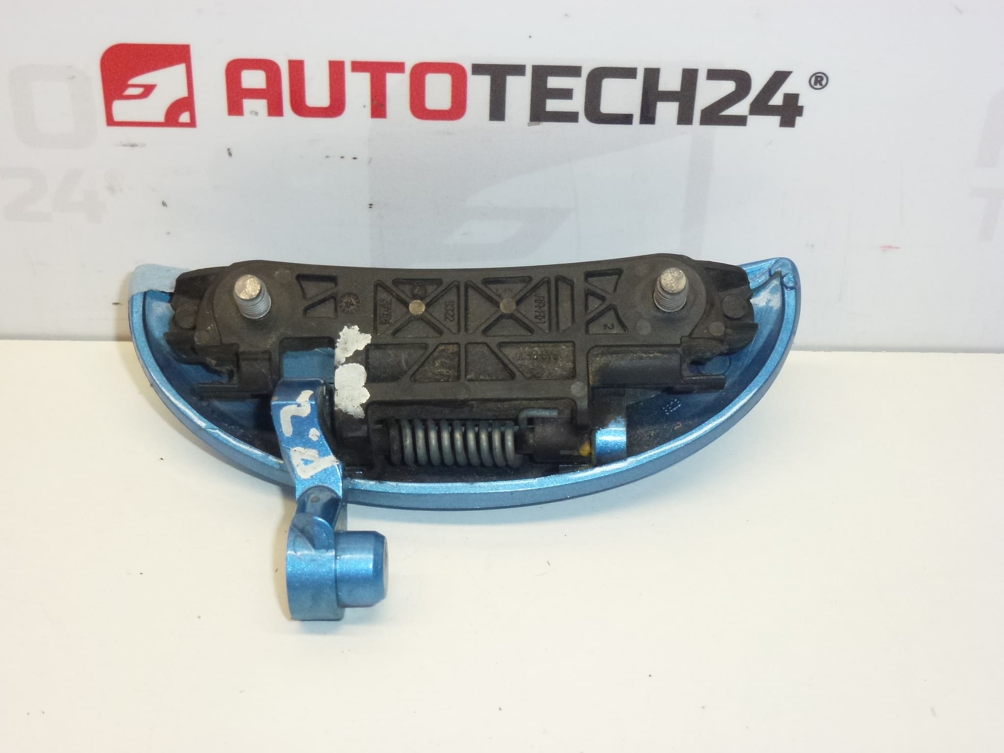 Maneta puerta trasera derecha Citroën C1 Peugeot 107 azul metalizado 9101AN - Imagen 2