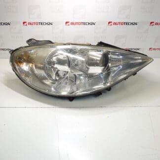 Faro delantero derecho Peugeot 807 1400964280 89901573 6206F1