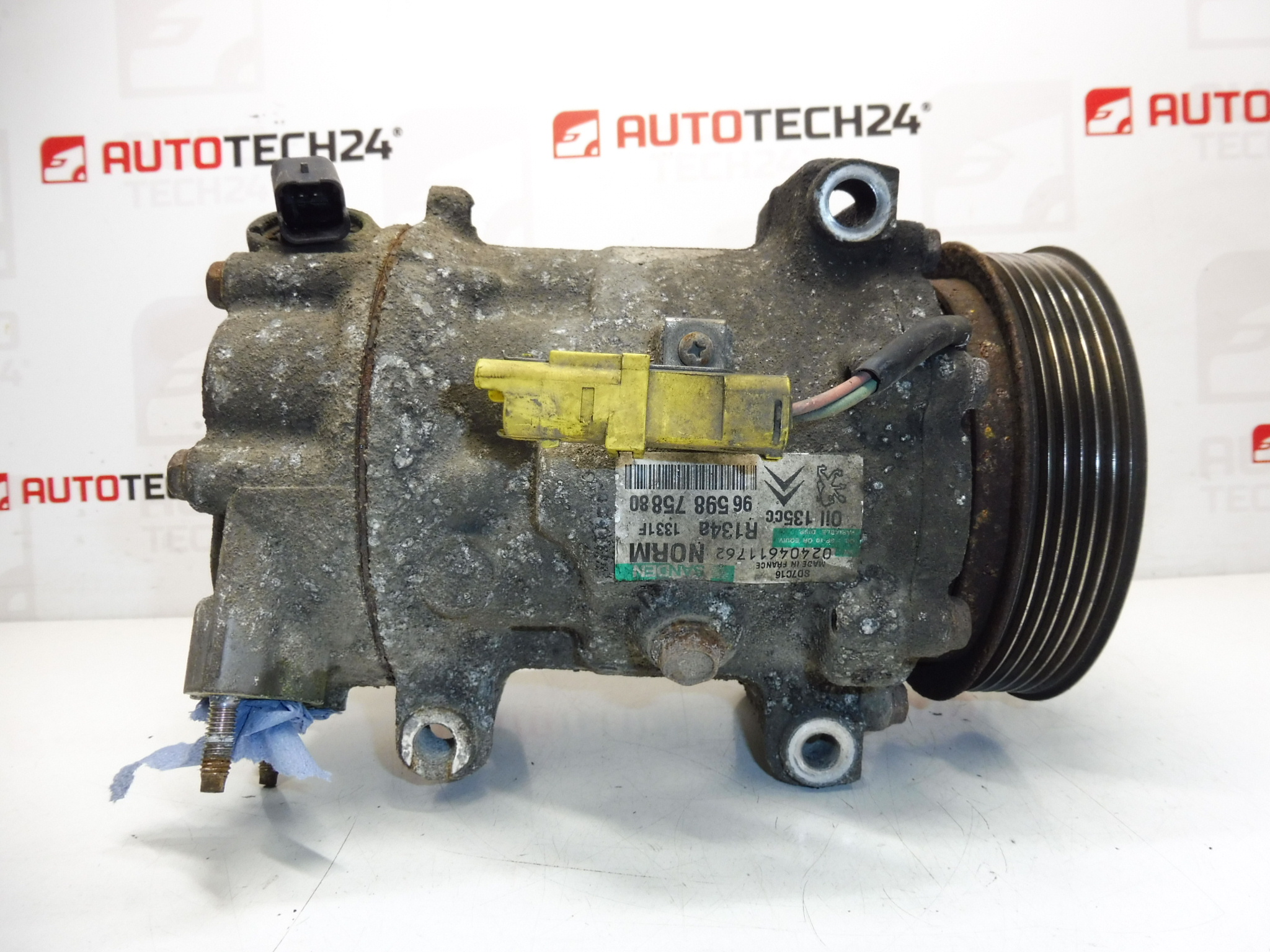 Compresor de Aire Acondicionado Sanden SD7C16 1331F 9659875880