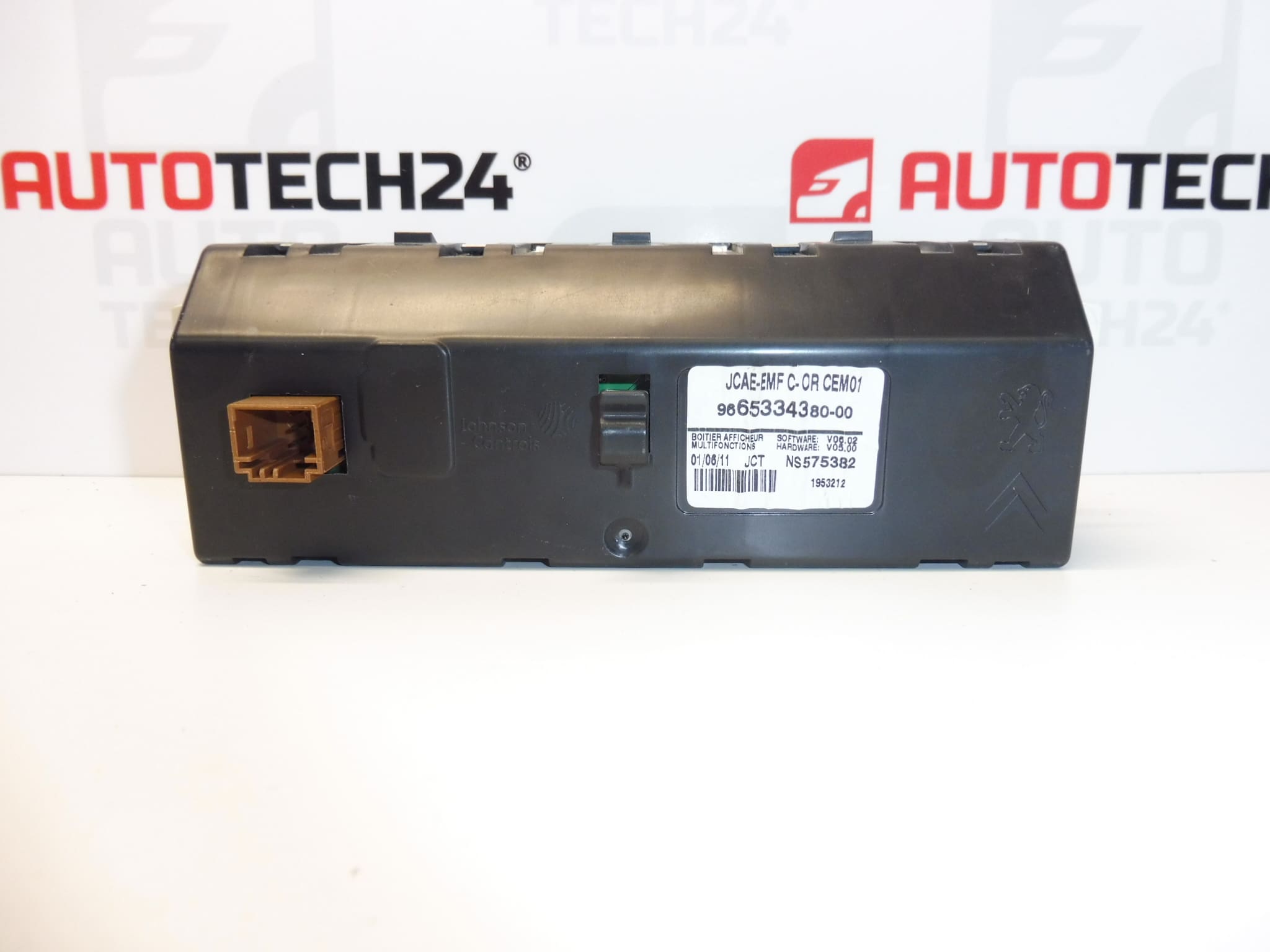 Pantalla radio ordenador Citroen C4 II 9665334380 6155HW - Imagen 2