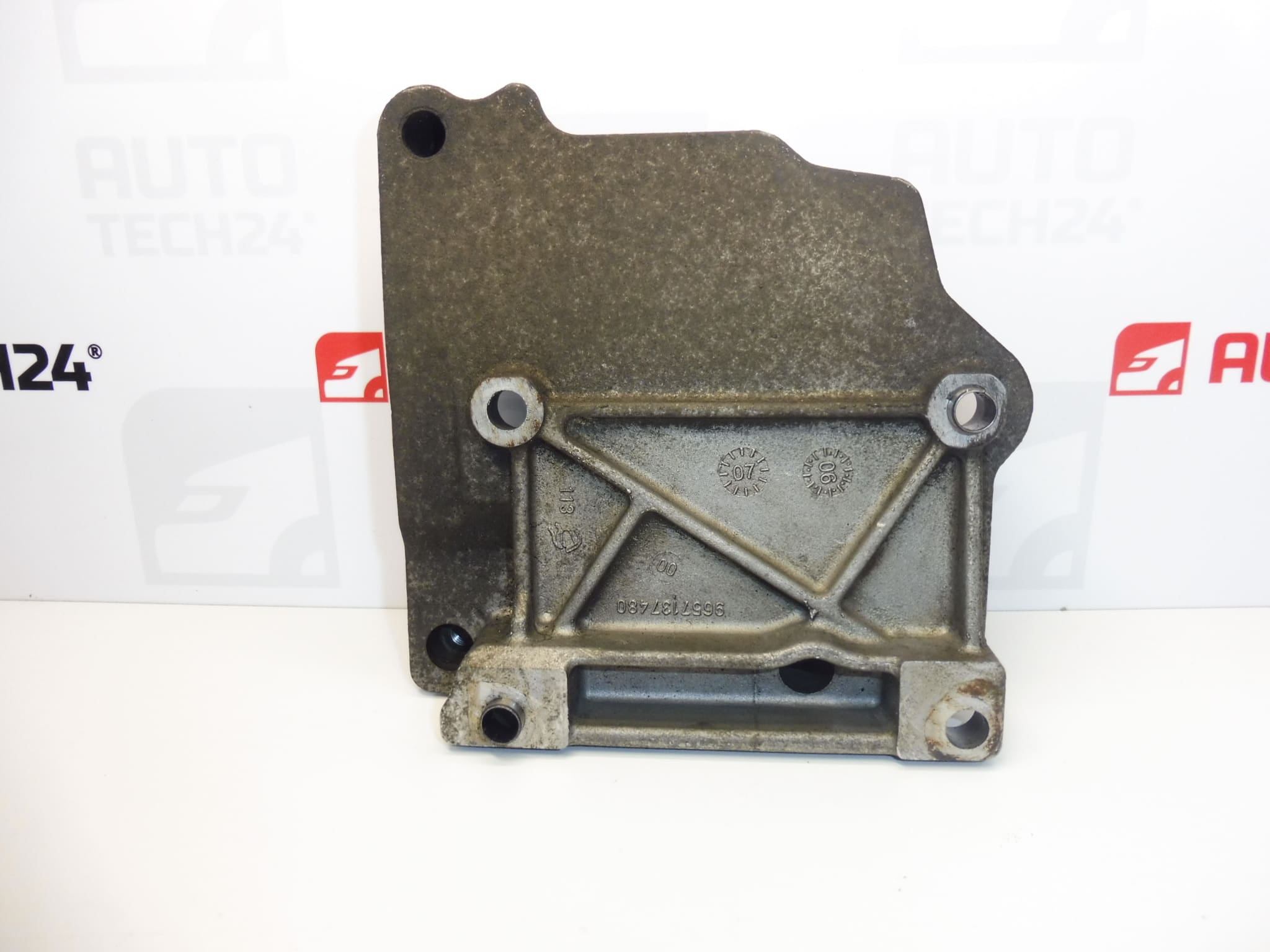 Soporte del compresor de aire acondicionado Citroën Peugeot 9657137480 6453KG - Imagen 2